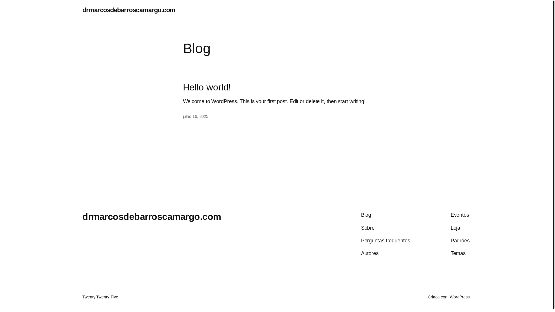 website screenshot of https://drmarcosdebarroscamargo.com/