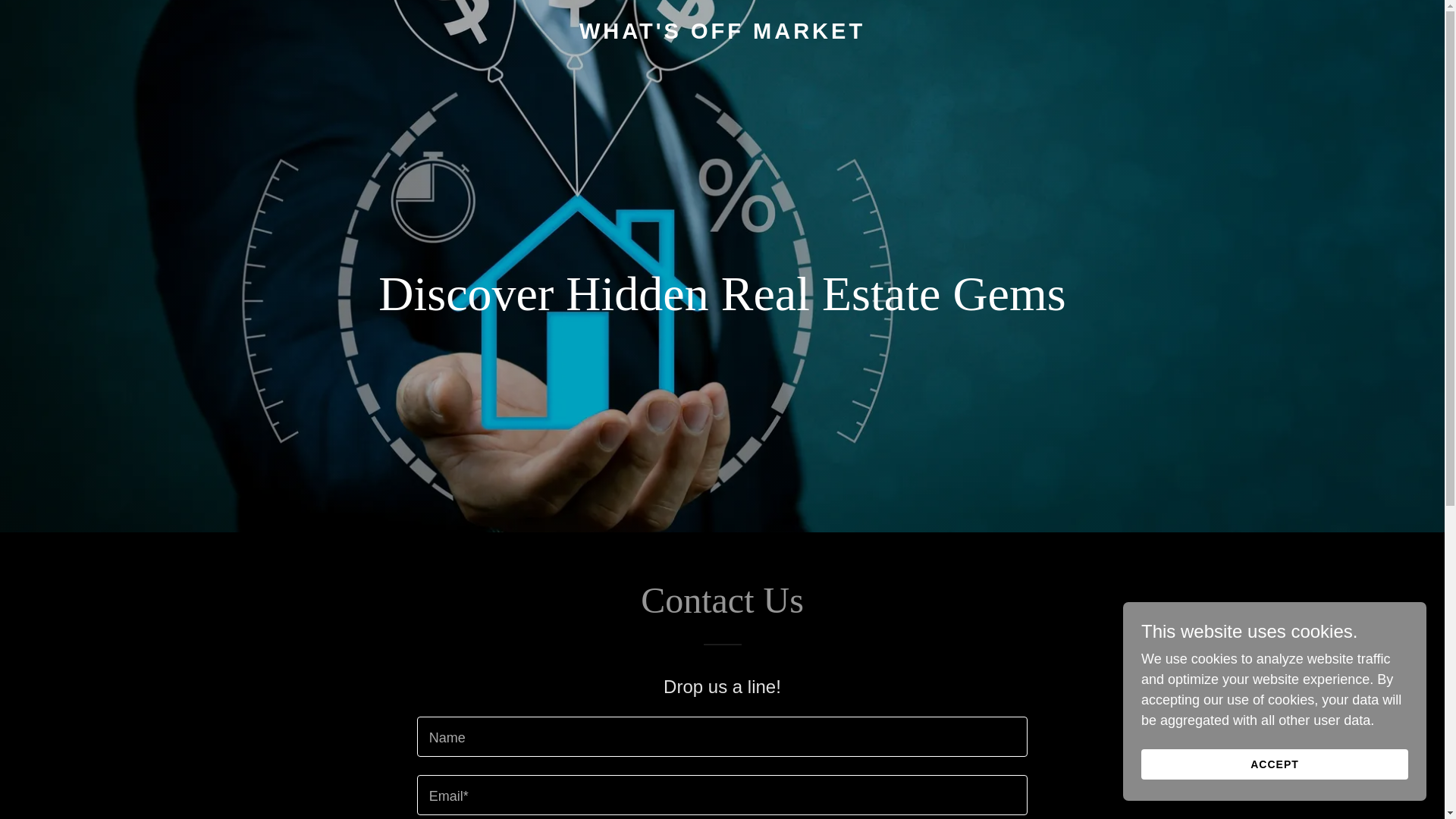 website screenshot of https://whatsoffmarket.com/