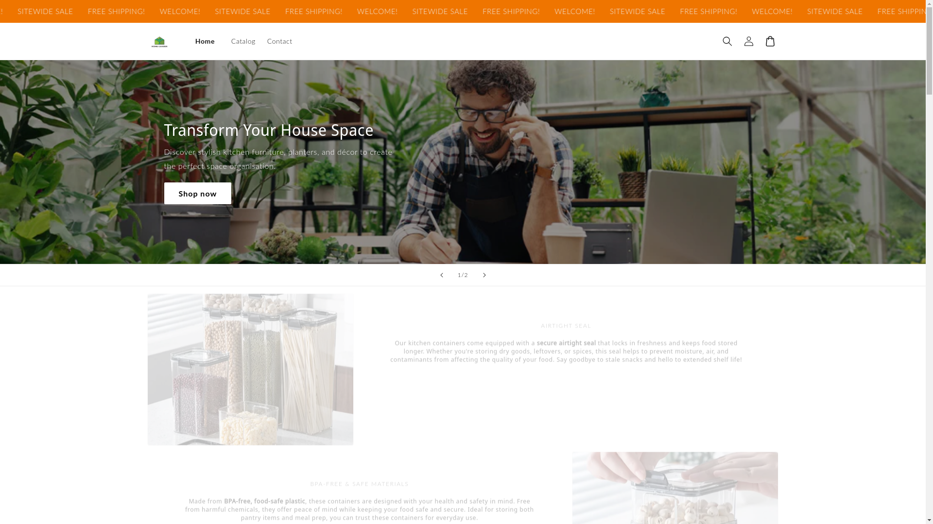 website screenshot of https://dreamhomehaven.store/