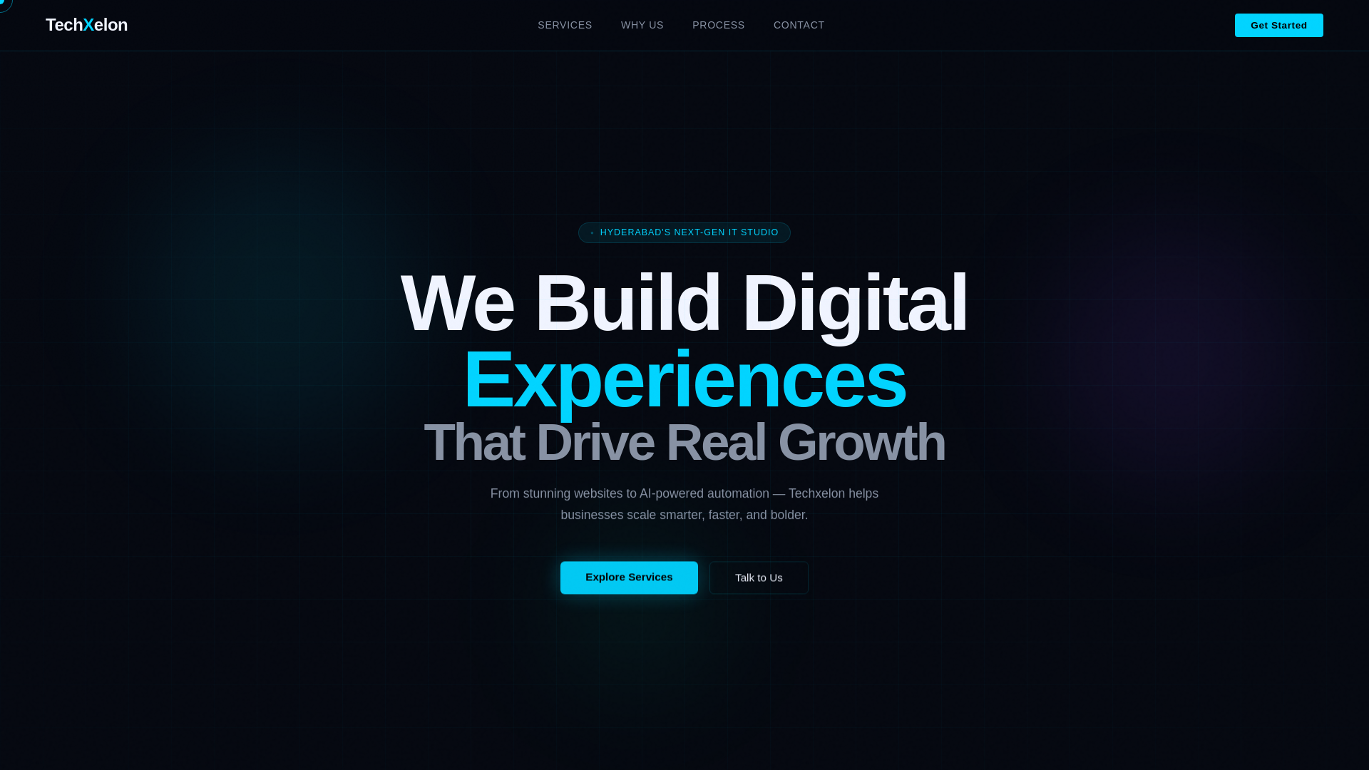 website screenshot of https://techxelon.pages.dev/