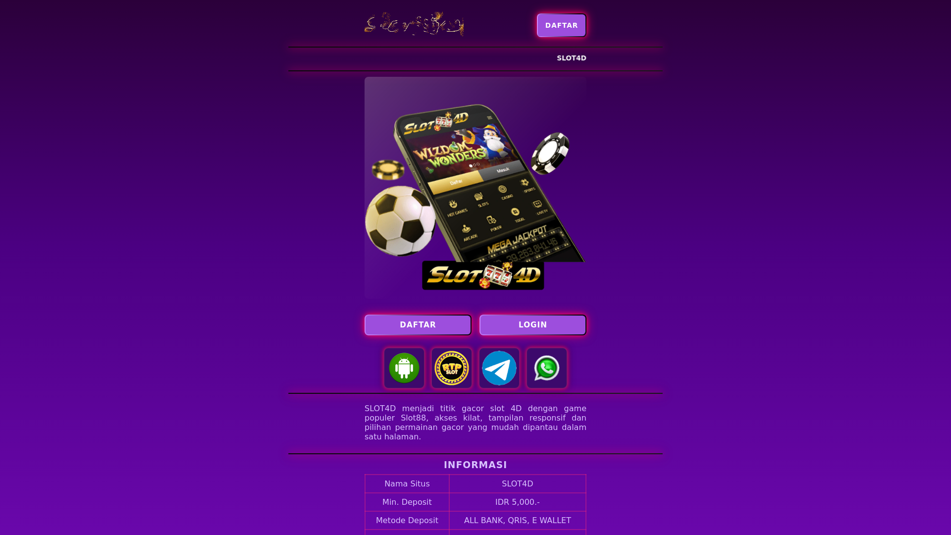 website screenshot of https://slot4d-ourservices-northamptonamp.pages.dev/