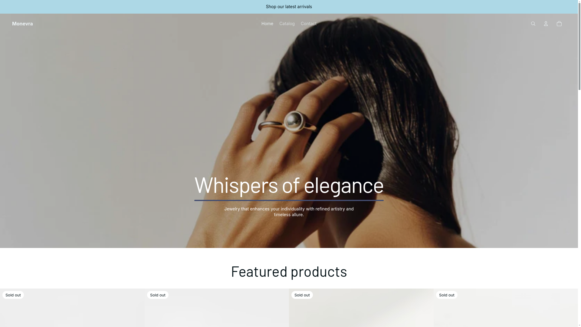 website screenshot of https://monevraapp.com/
