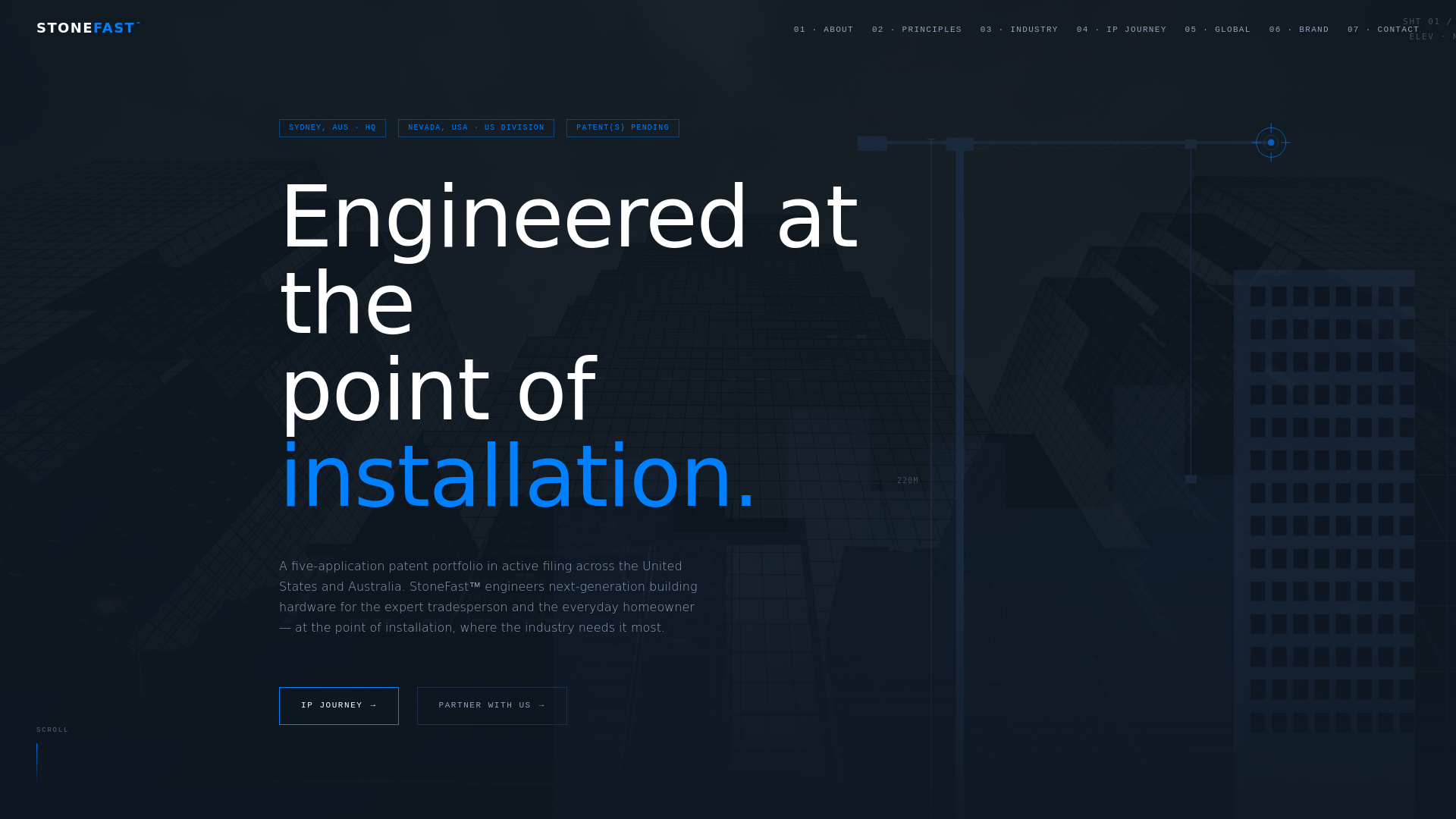 website screenshot of https://buildstonefast.com/