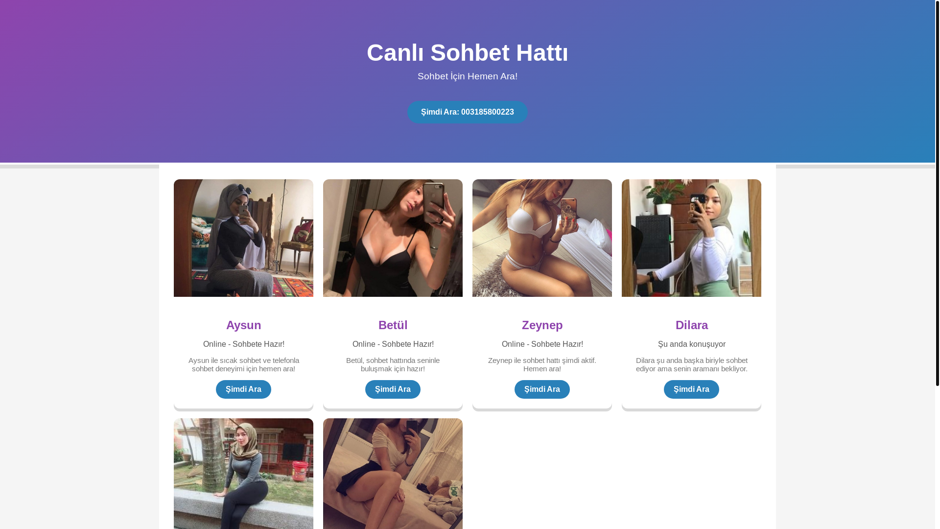 website screenshot of https://canlisohbett.space/