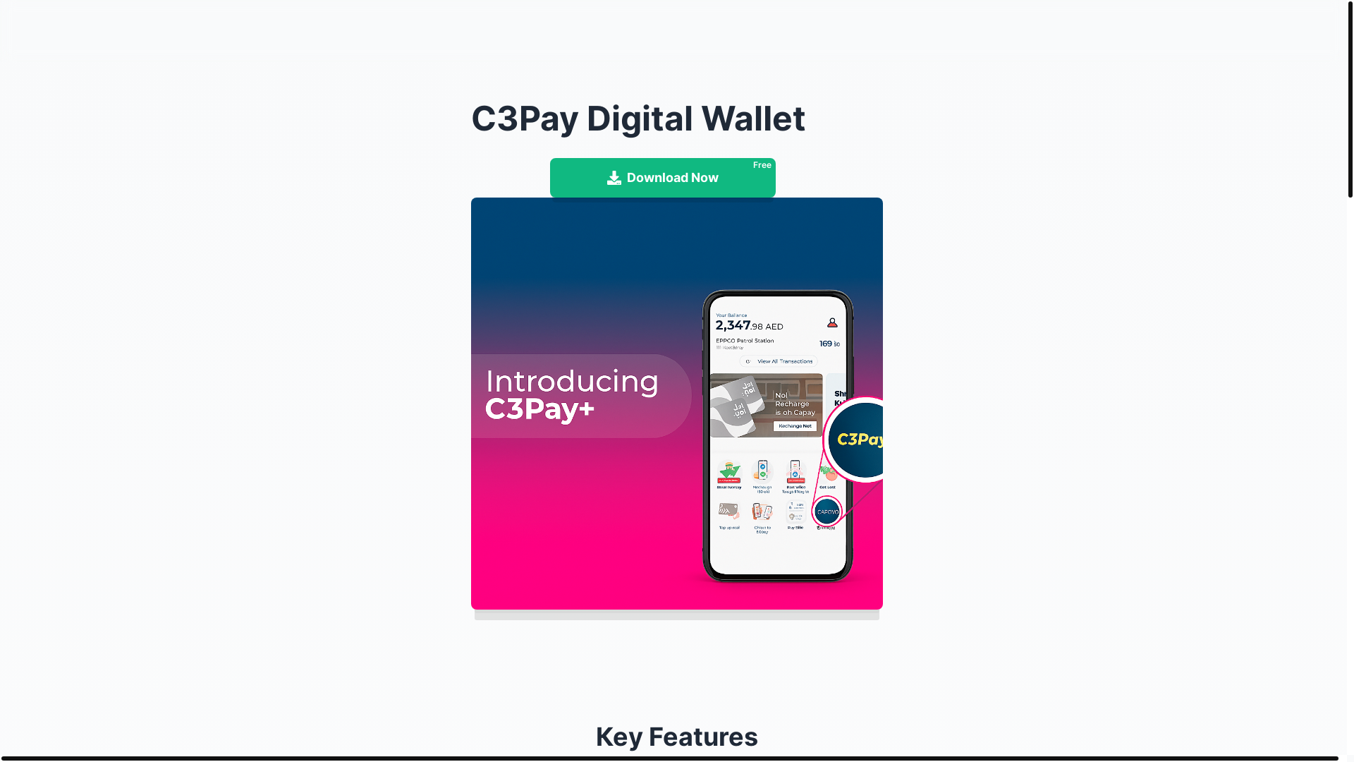 website screenshot of https://c3pay-update-new.pages.dev/