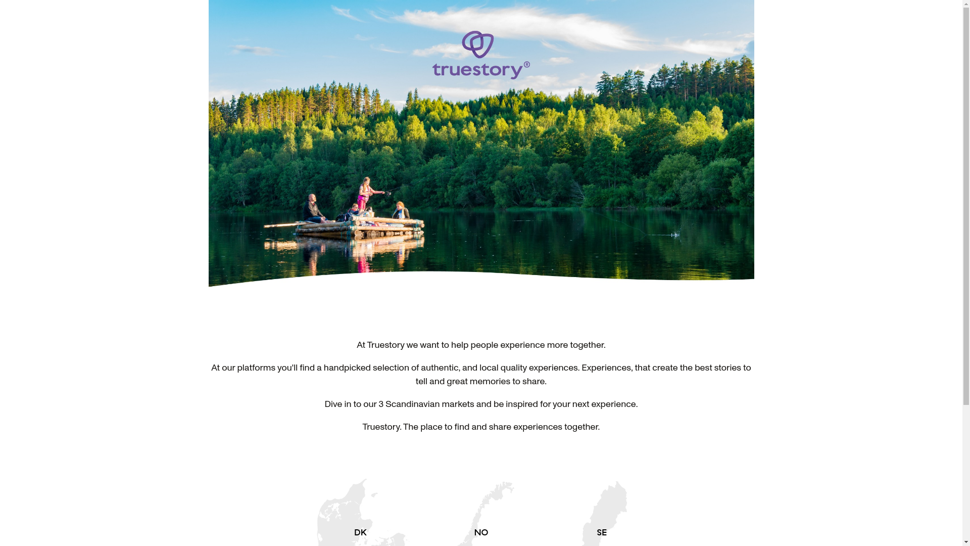 website screenshot of https://truestory.com/