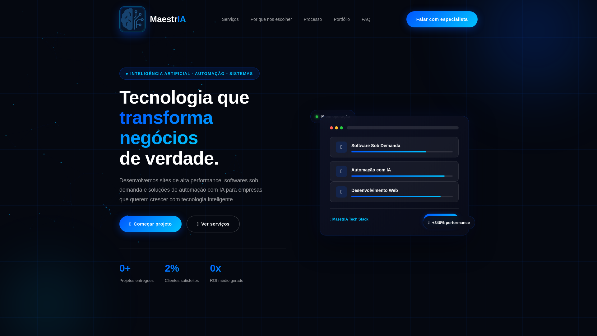 website screenshot of https://maestriasolutions.com.br/