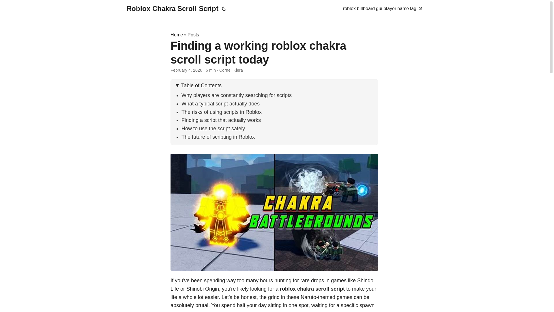 website screenshot of https://roblox-chakra-scroll-script.pages.dev/