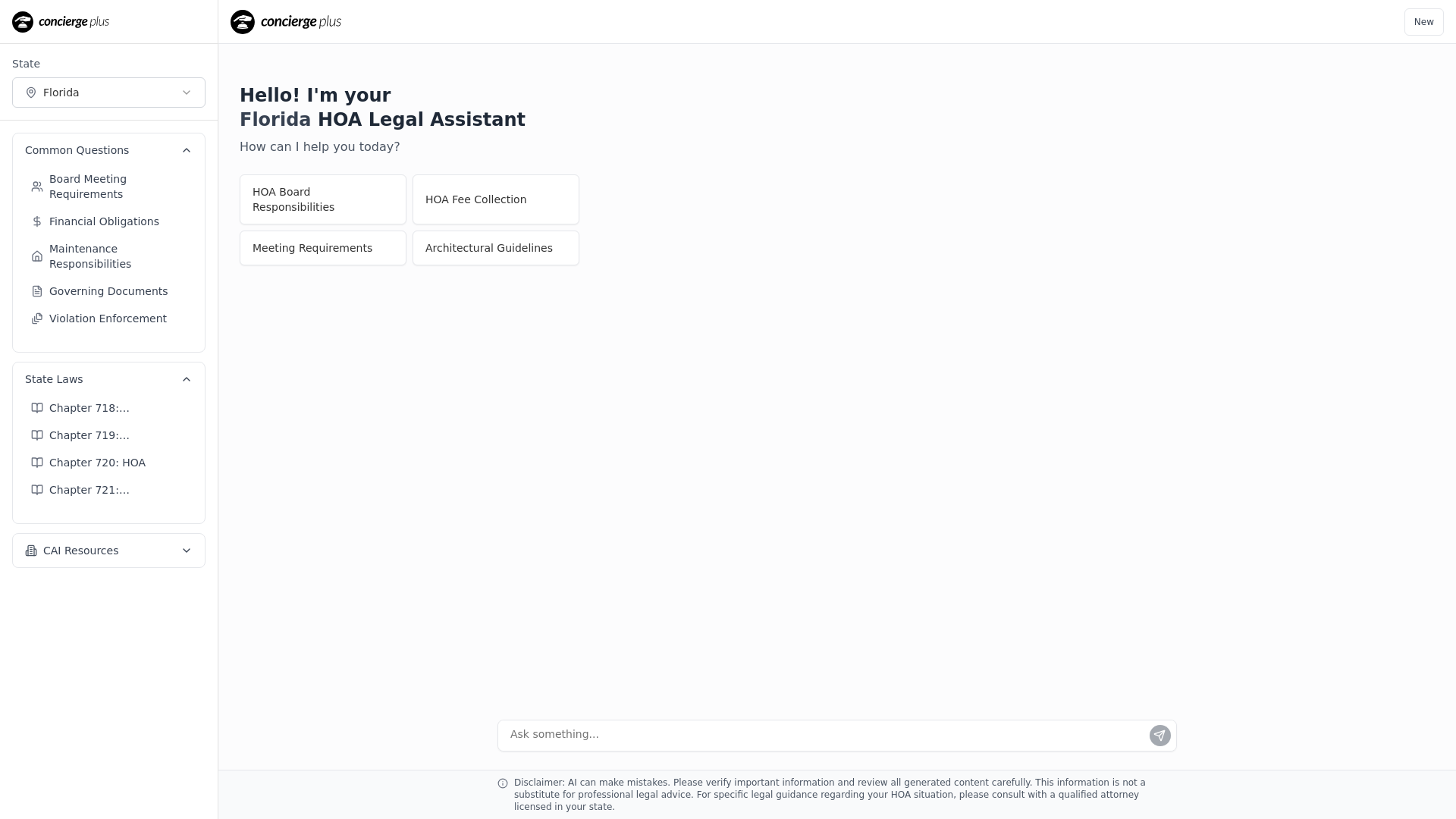website screenshot of https://conciergepluslegal.com/