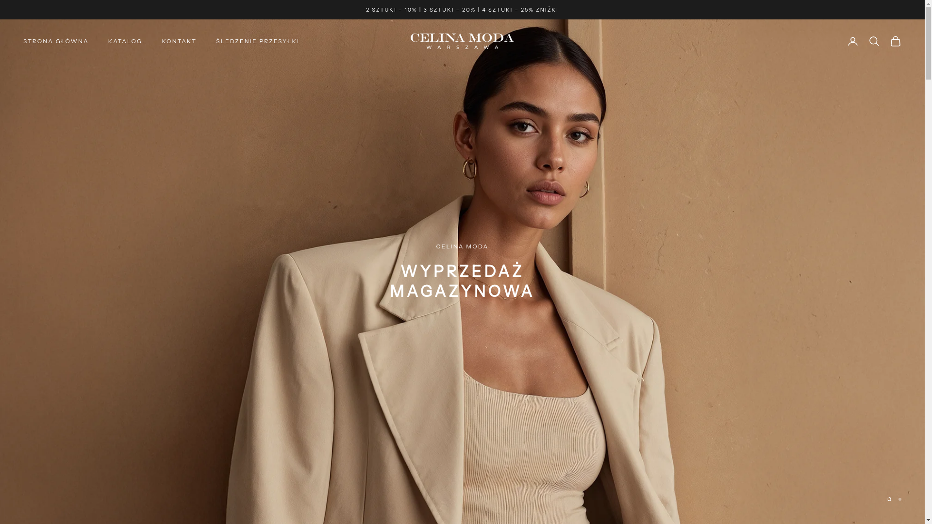 website screenshot of https://celinamoda-warszawa.com/