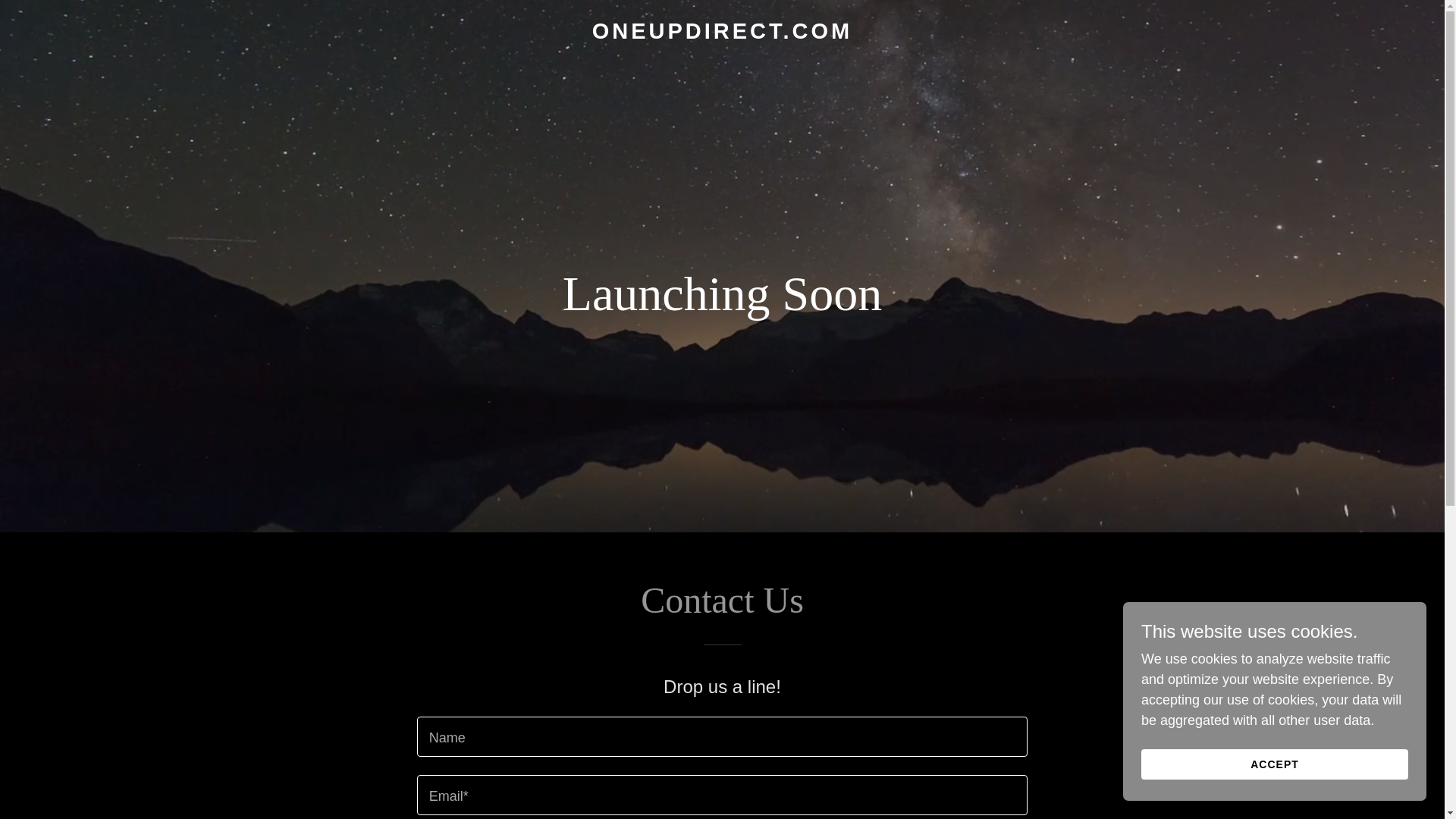 website screenshot of https://oneupdirect.com/