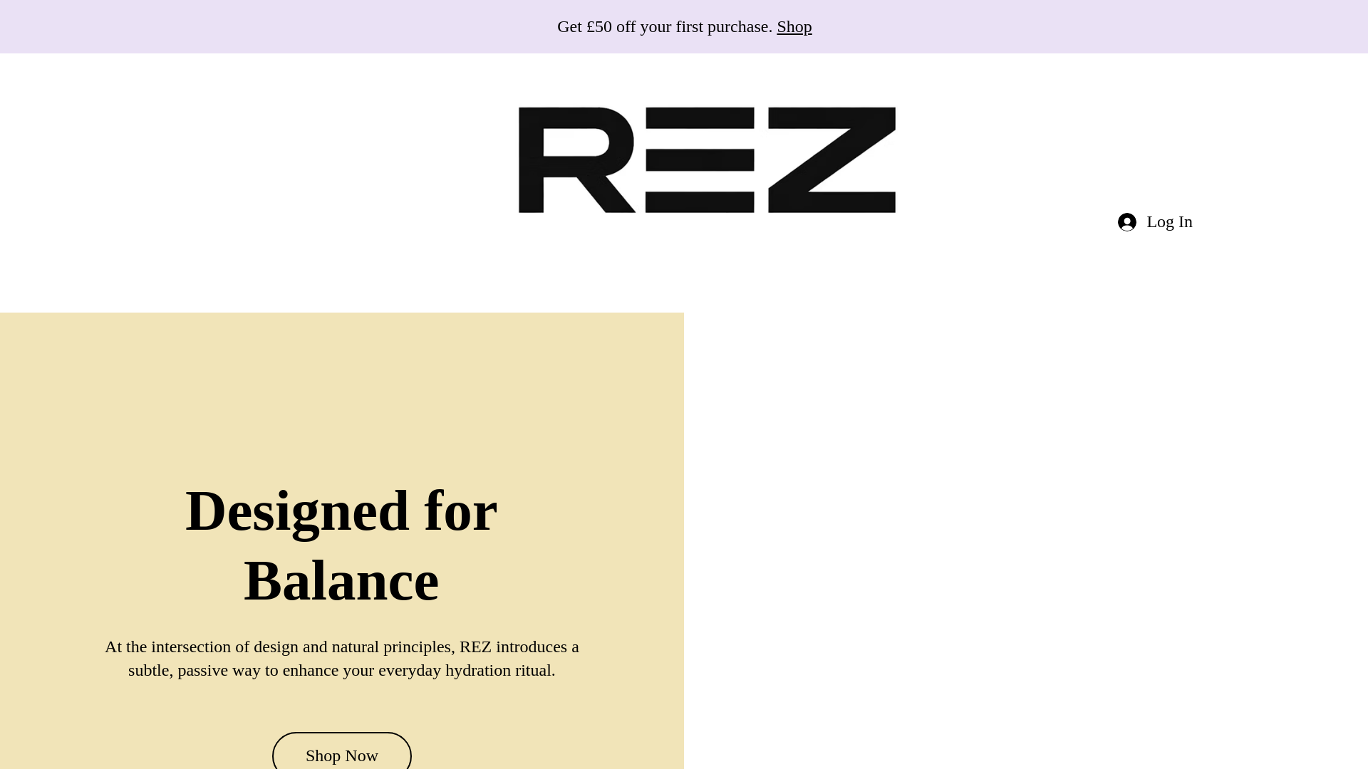 website screenshot of https://rezcoaster.com