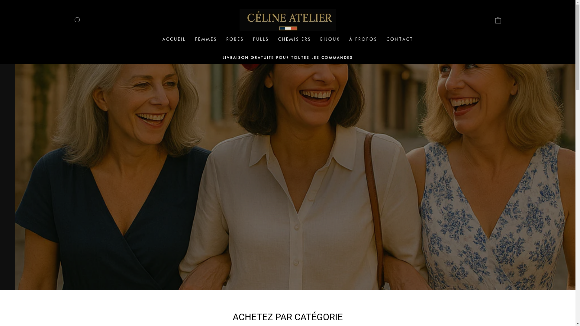 website screenshot of https://celine-atelier.fr/