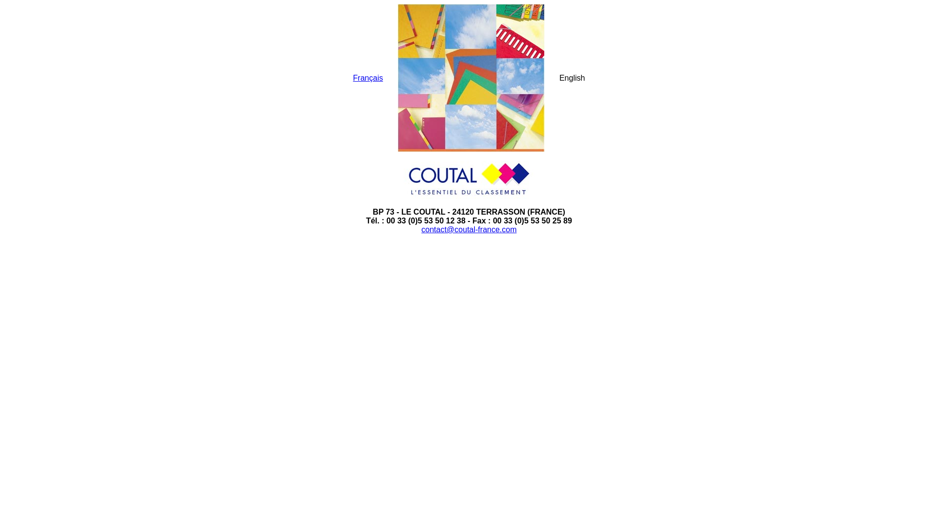 website screenshot of https://coutal-france.pages.dev/