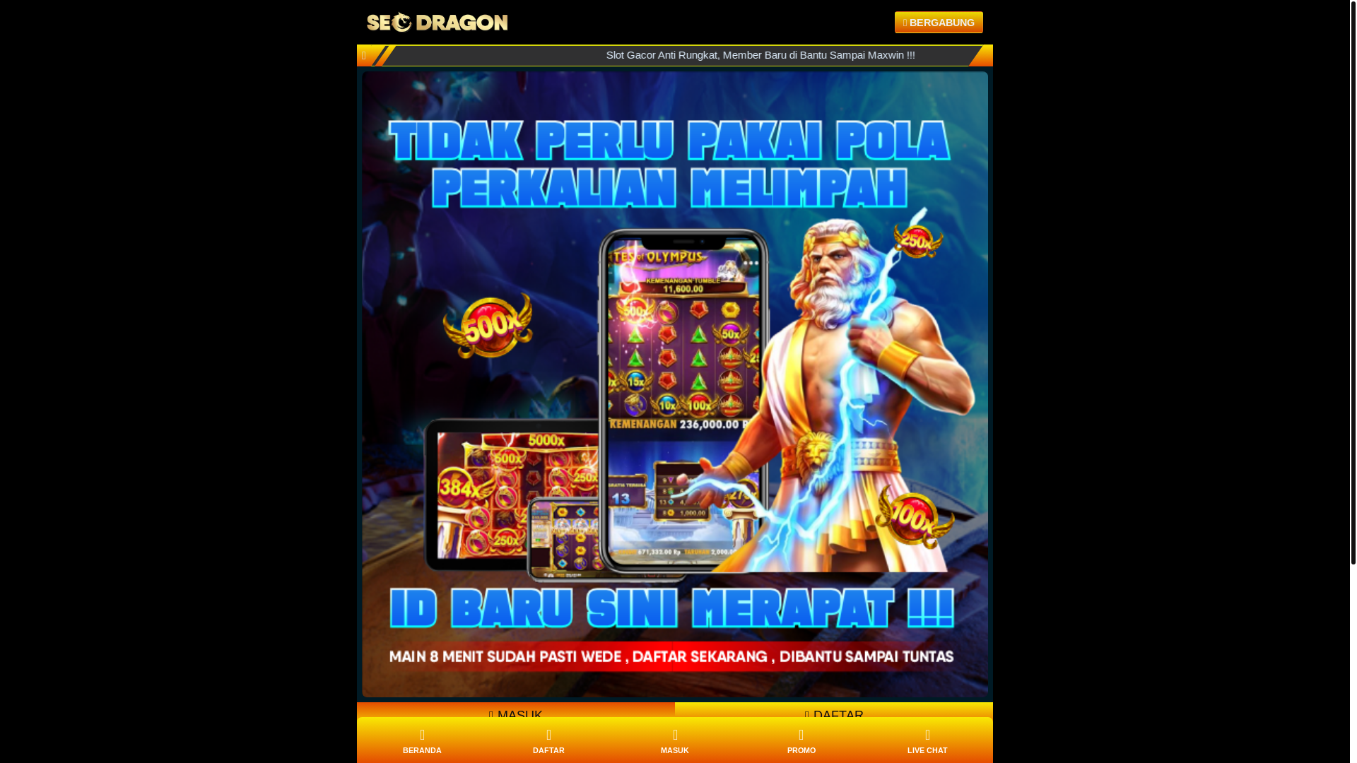 website screenshot of https://portalmisintegralhidayatullah.pages.dev/