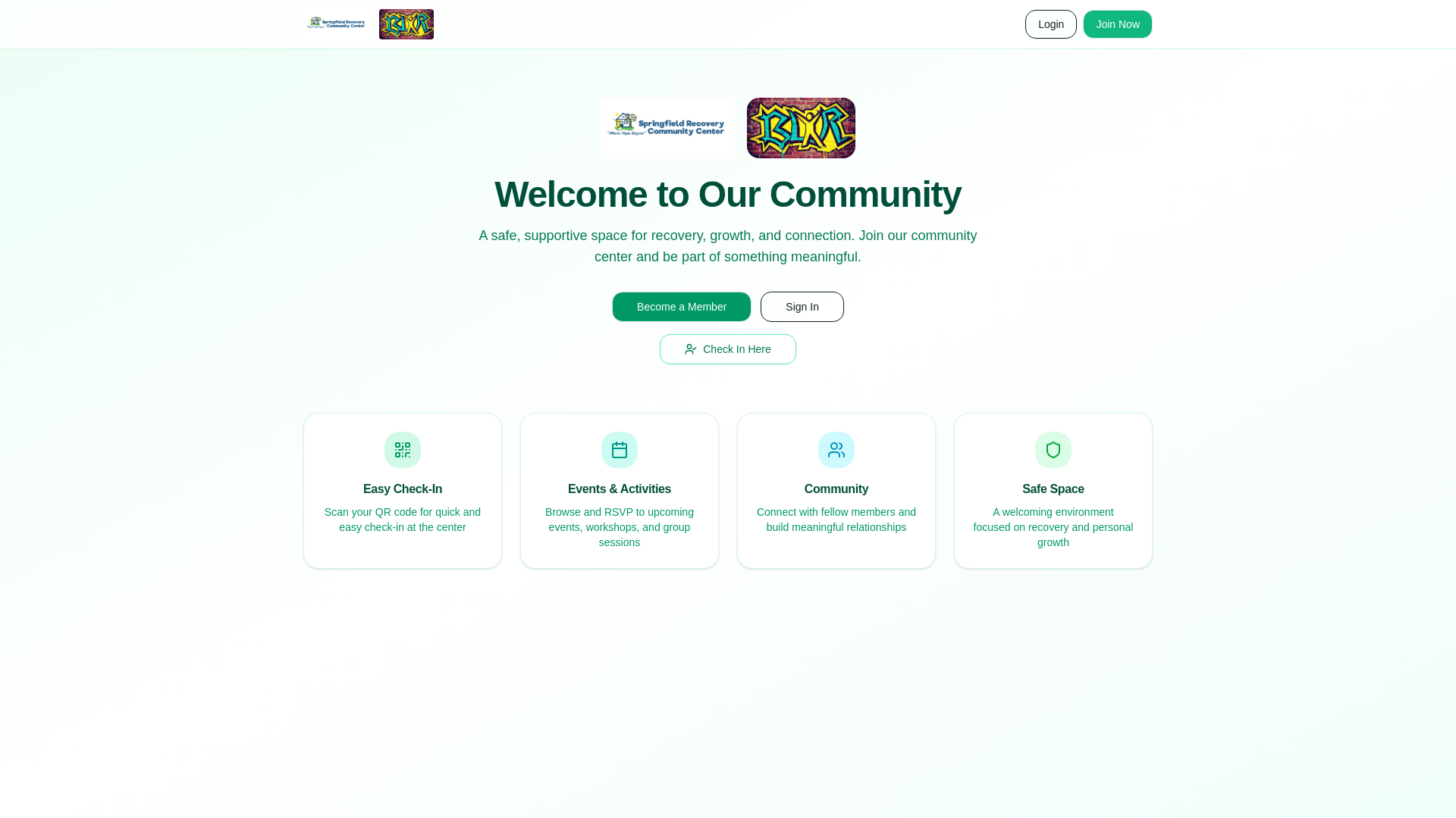 website screenshot of https://communityhubmo.com/