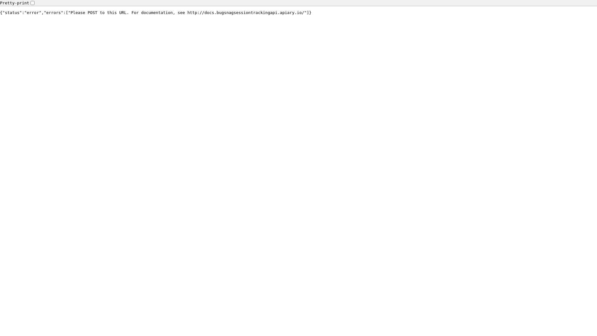 website screenshot of https://sessions.bugsnag.com/