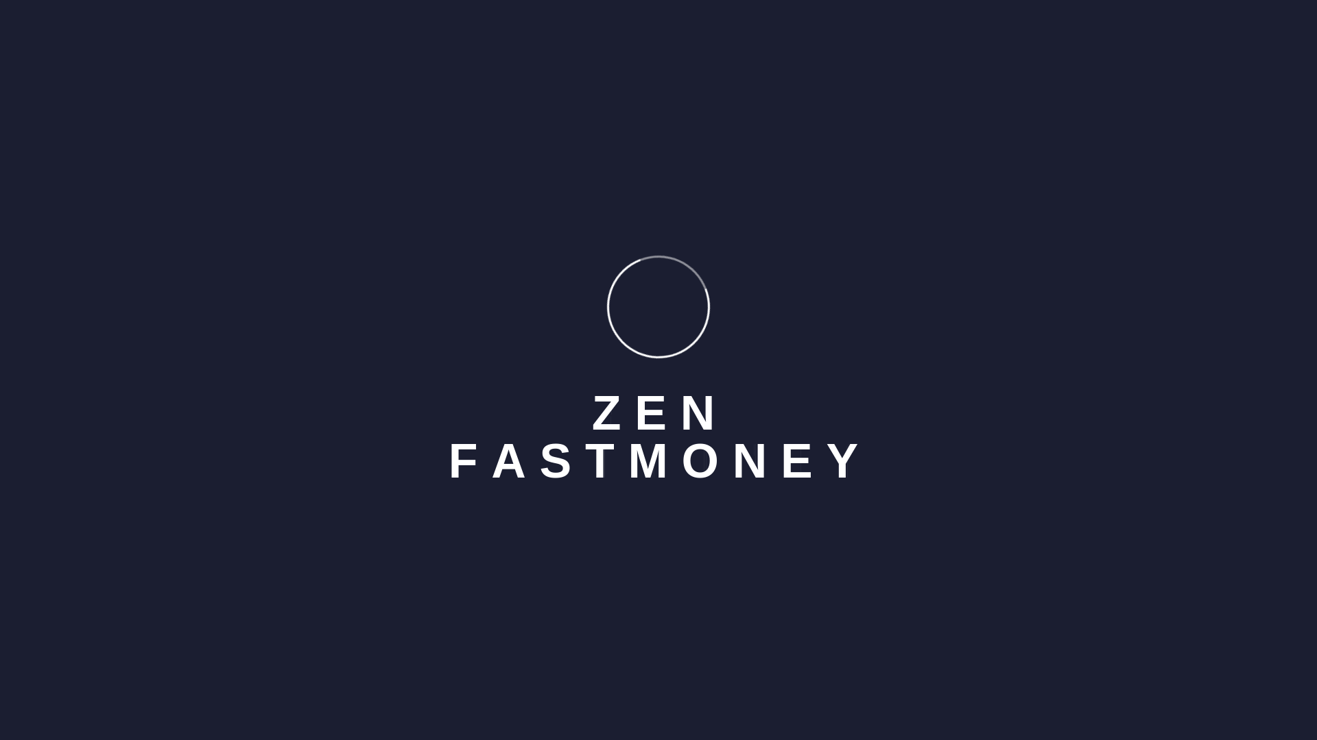 website screenshot of https://zenfastmoney.com/