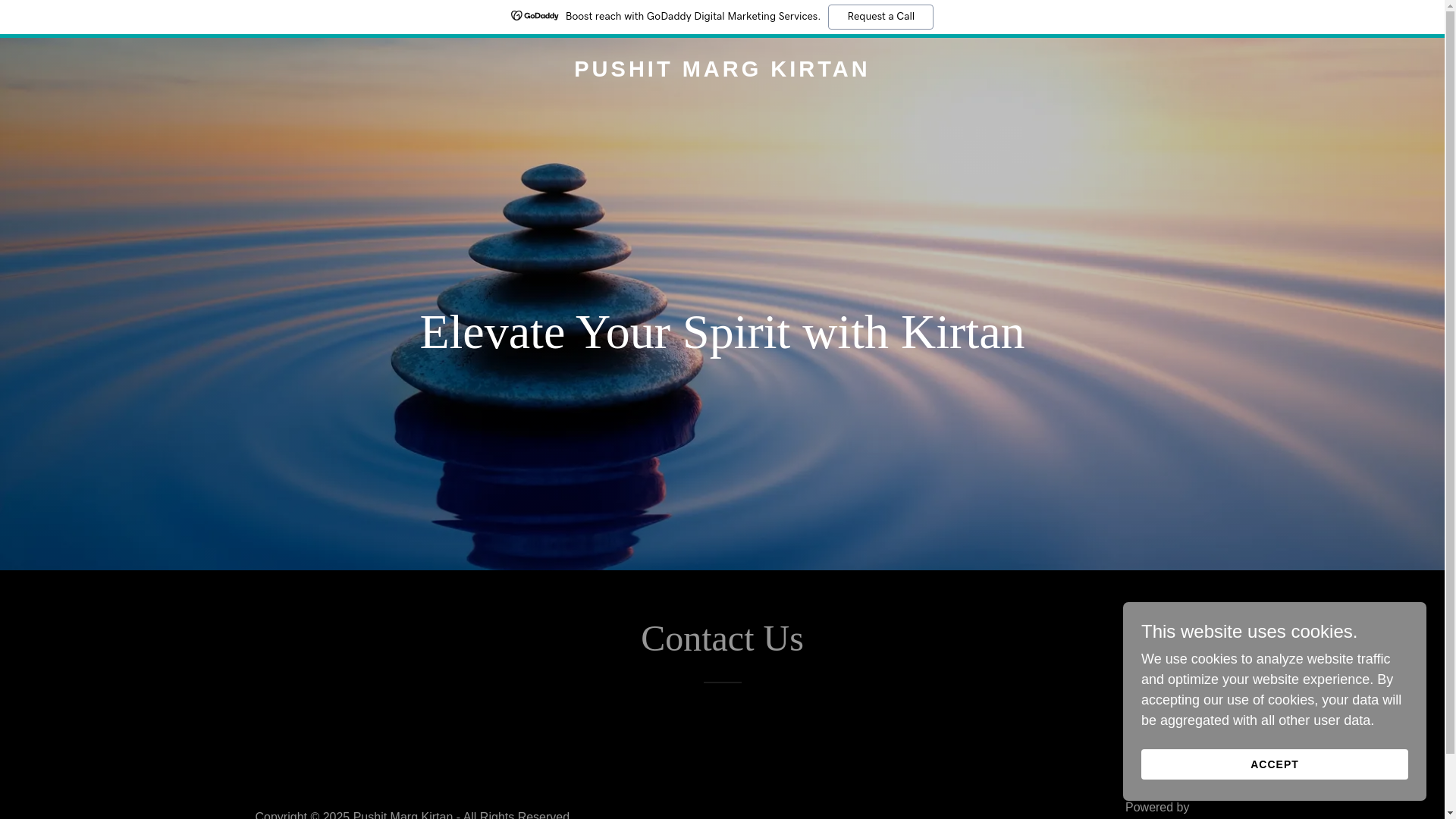 website screenshot of https://pushtimargkirtan.com/