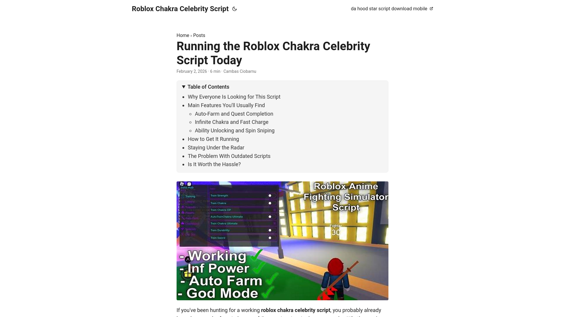 website screenshot of https://roblox-chakra-celebrity-script.pages.dev/