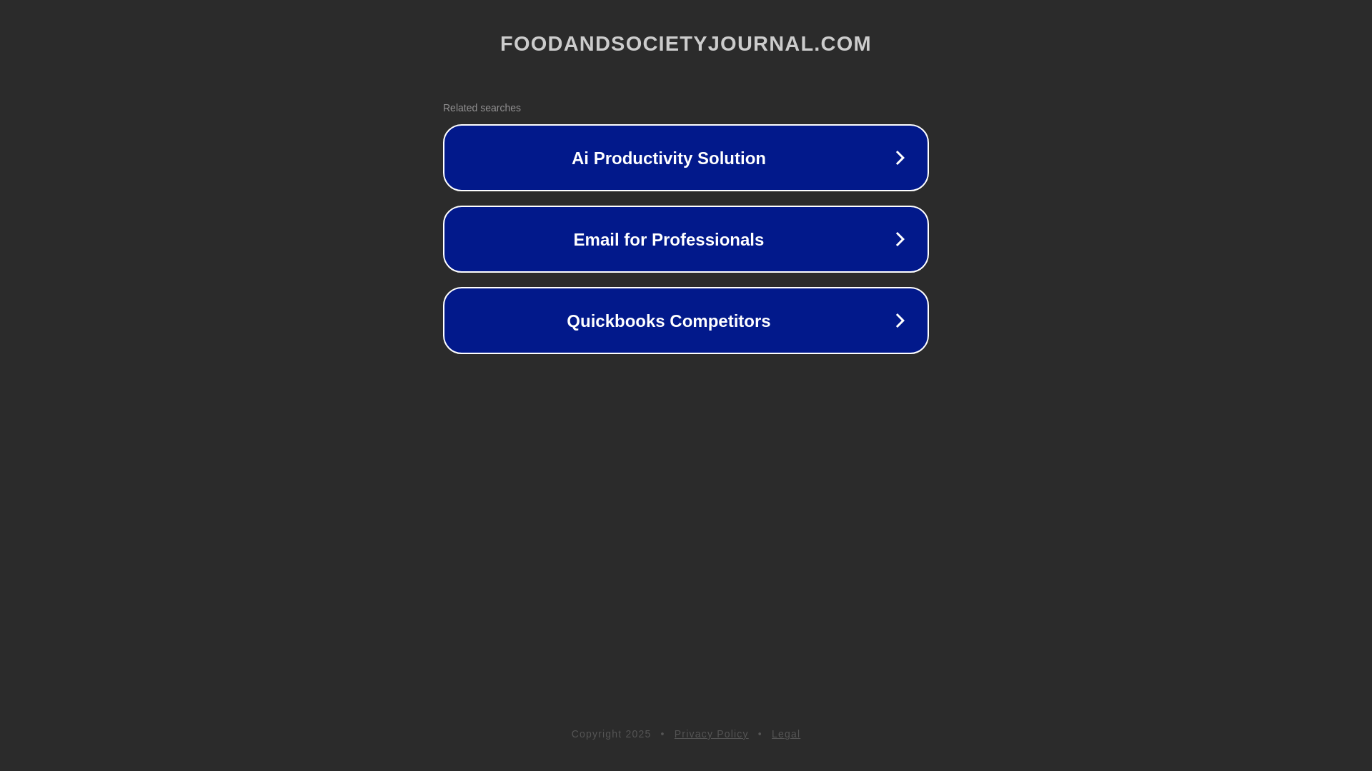 website screenshot of https://foodandsocietyjournal.com/