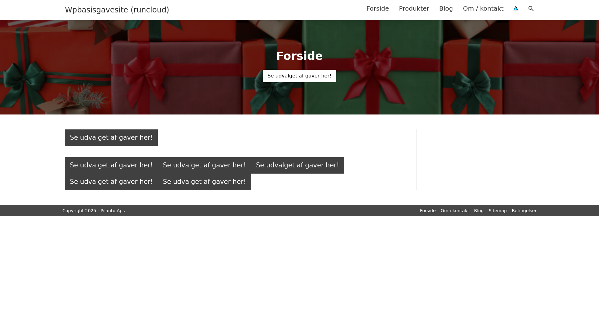 website screenshot of https://xn--personlig-dbsgave-jrb.dk/