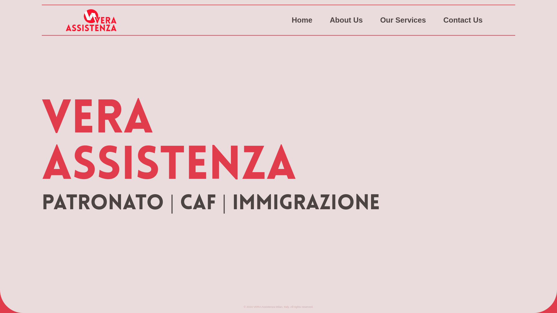 website screenshot of https://veraassistenza.pages.dev/