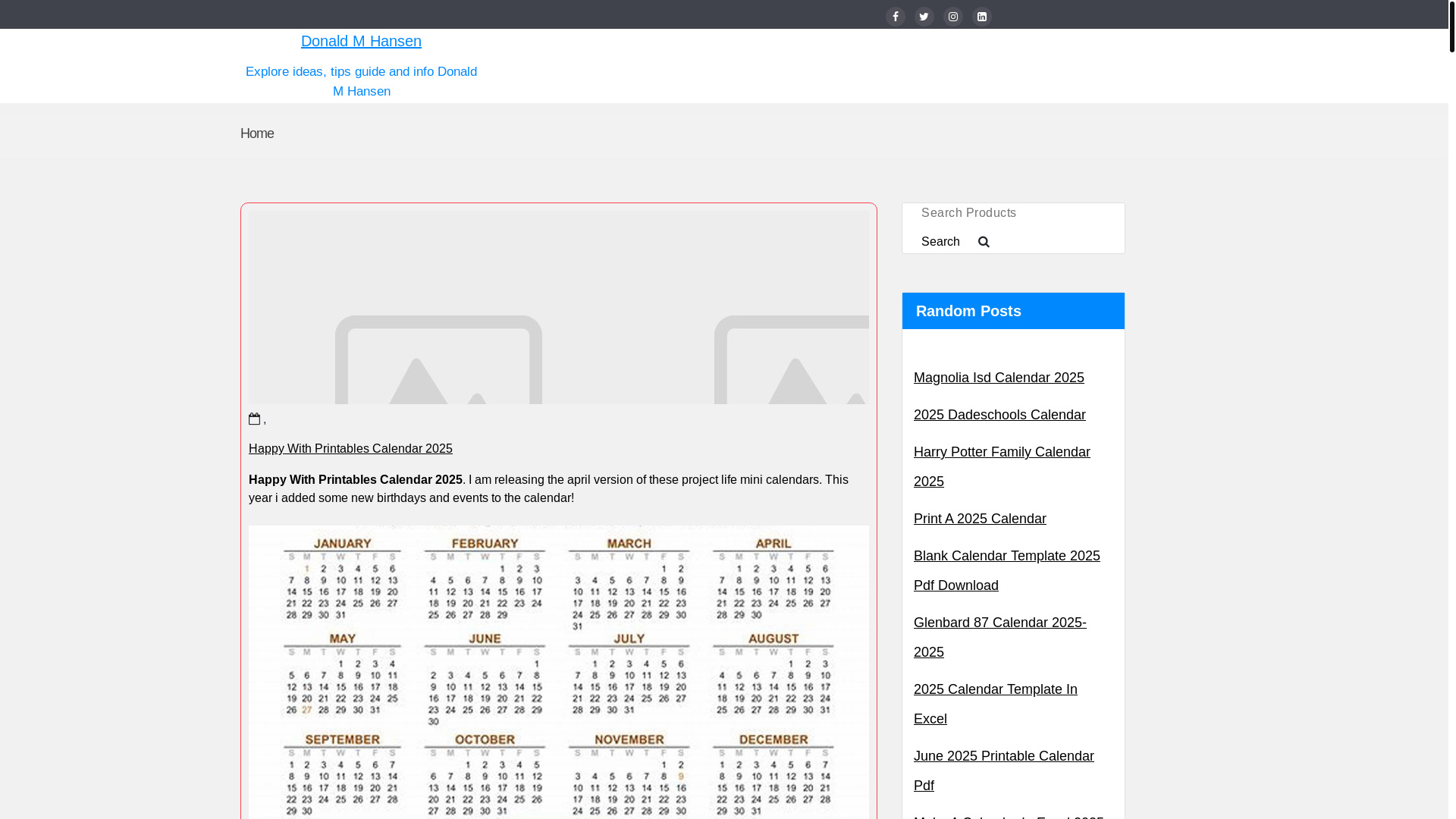 website screenshot of https://donaldmhansenc.pages.dev/