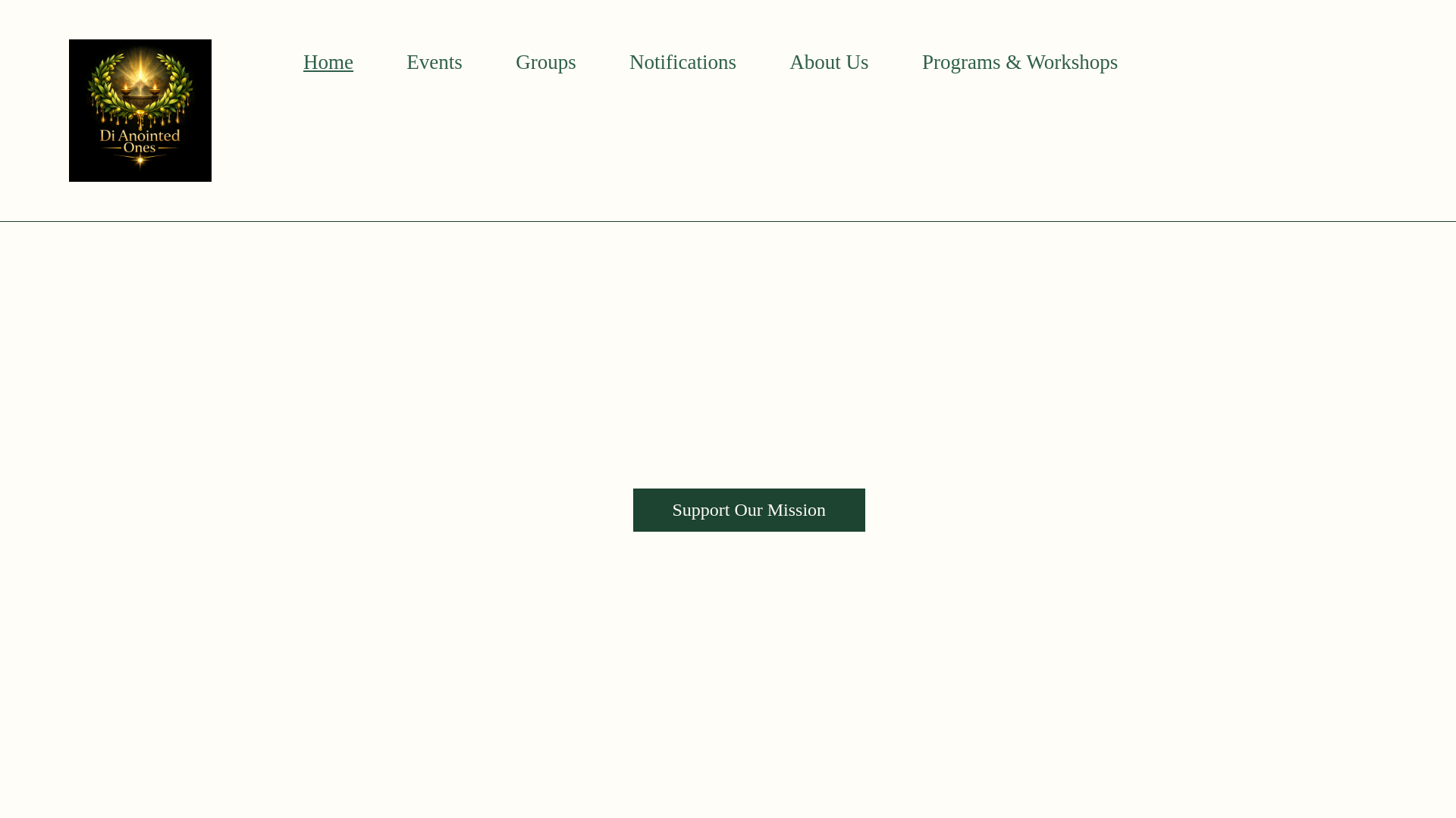 website screenshot of https://dianointedones.org/