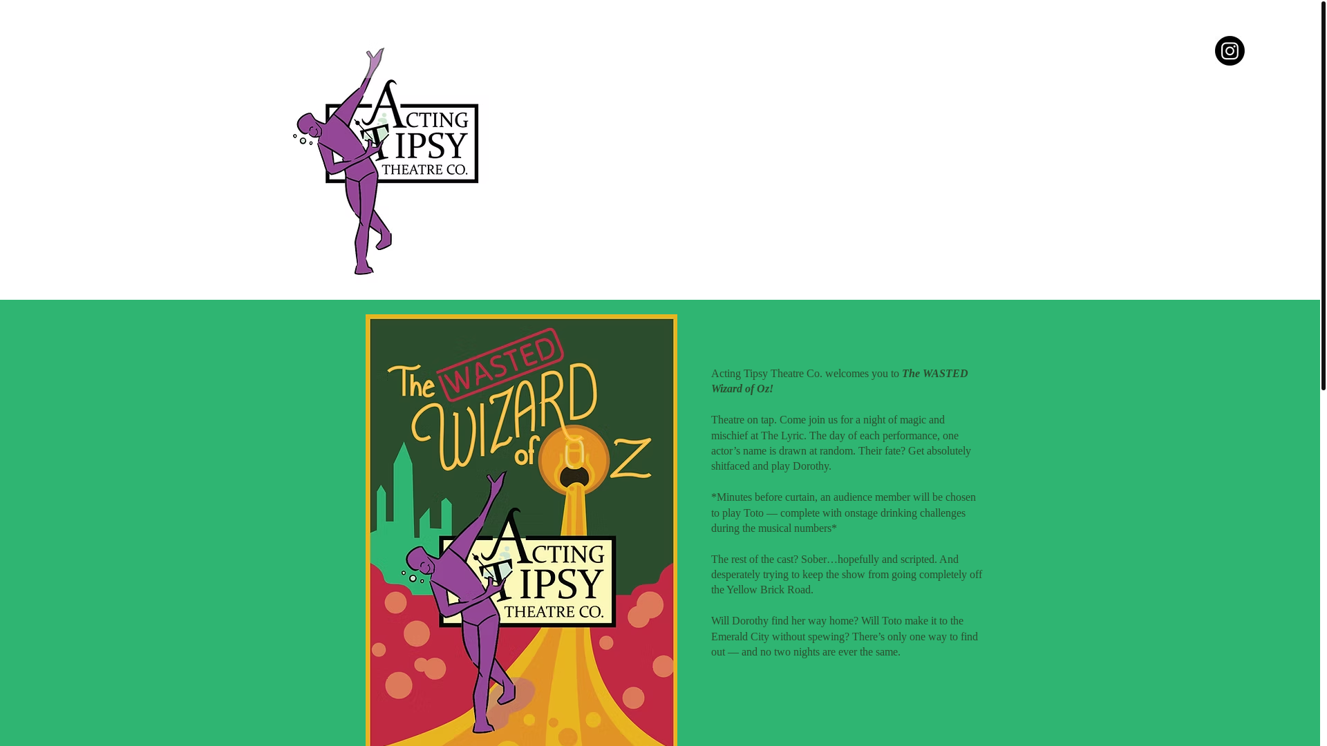 website screenshot of https://actingtipsytheatreco.com/