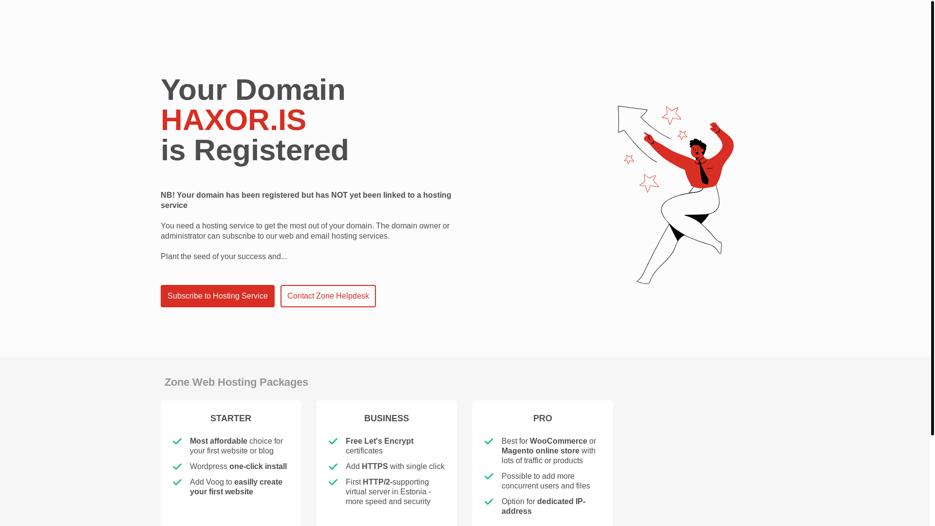website screenshot of https://haxor.is/