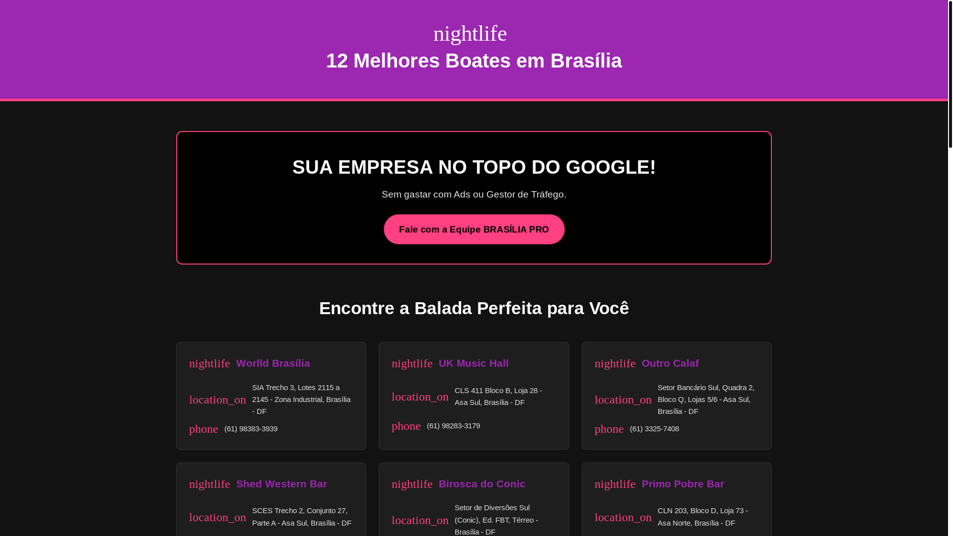 website screenshot of https://boate-em-brasilia.pages.dev/