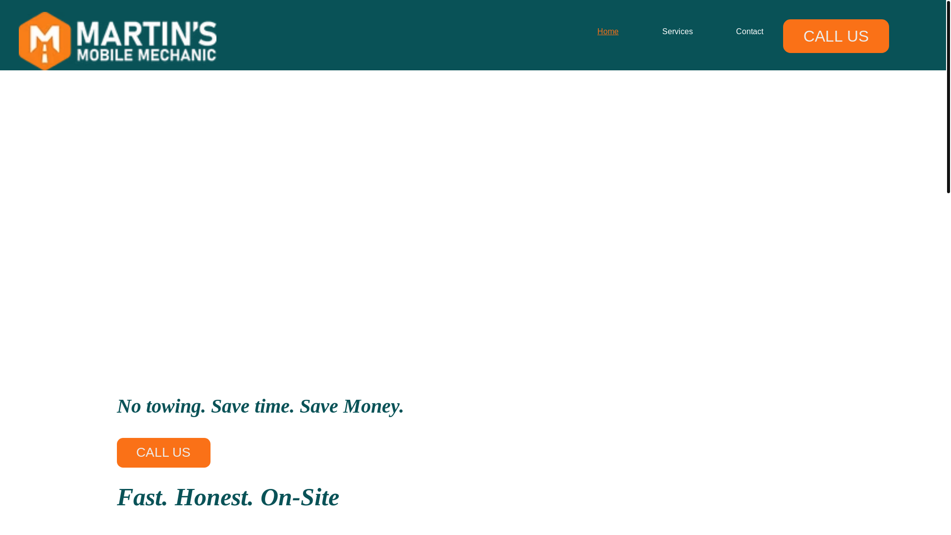 website screenshot of https://martinsmobilemech.com/