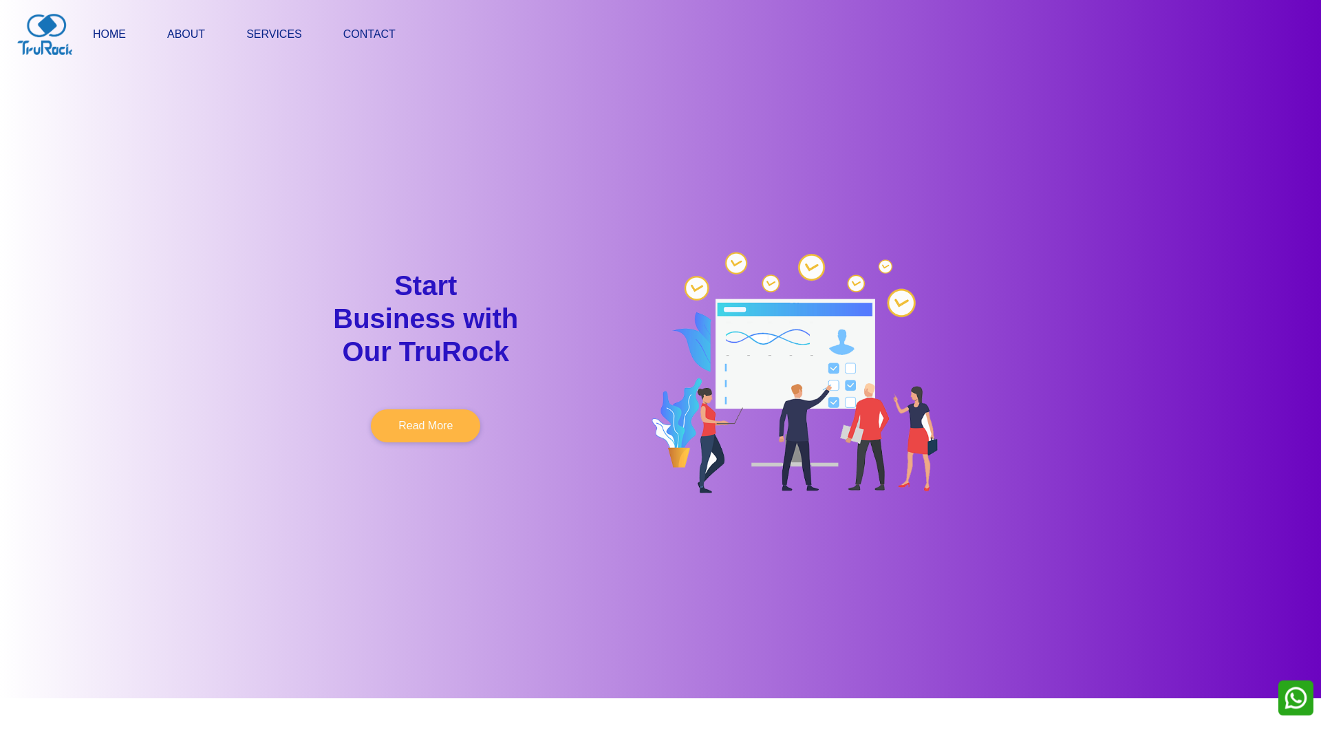 website screenshot of https://trurock.pages.dev/