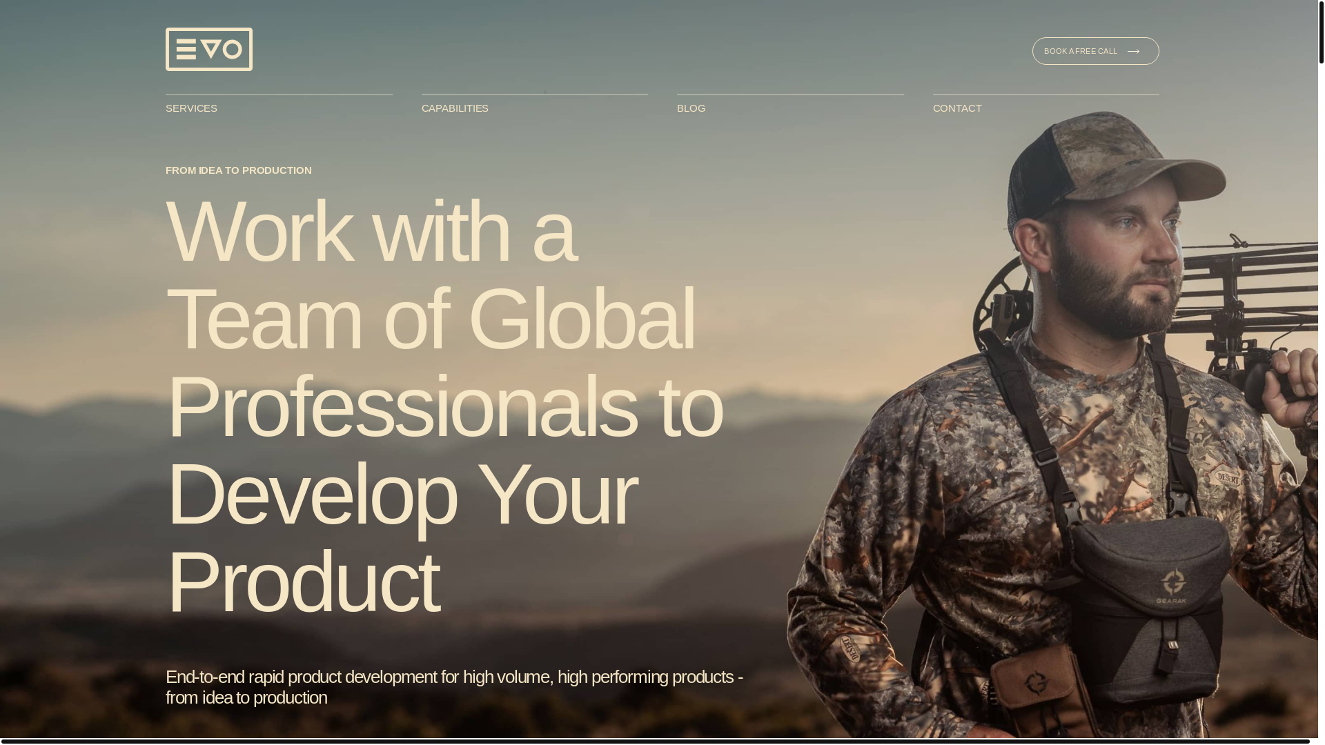 website screenshot of https://ideaproductevo.com/