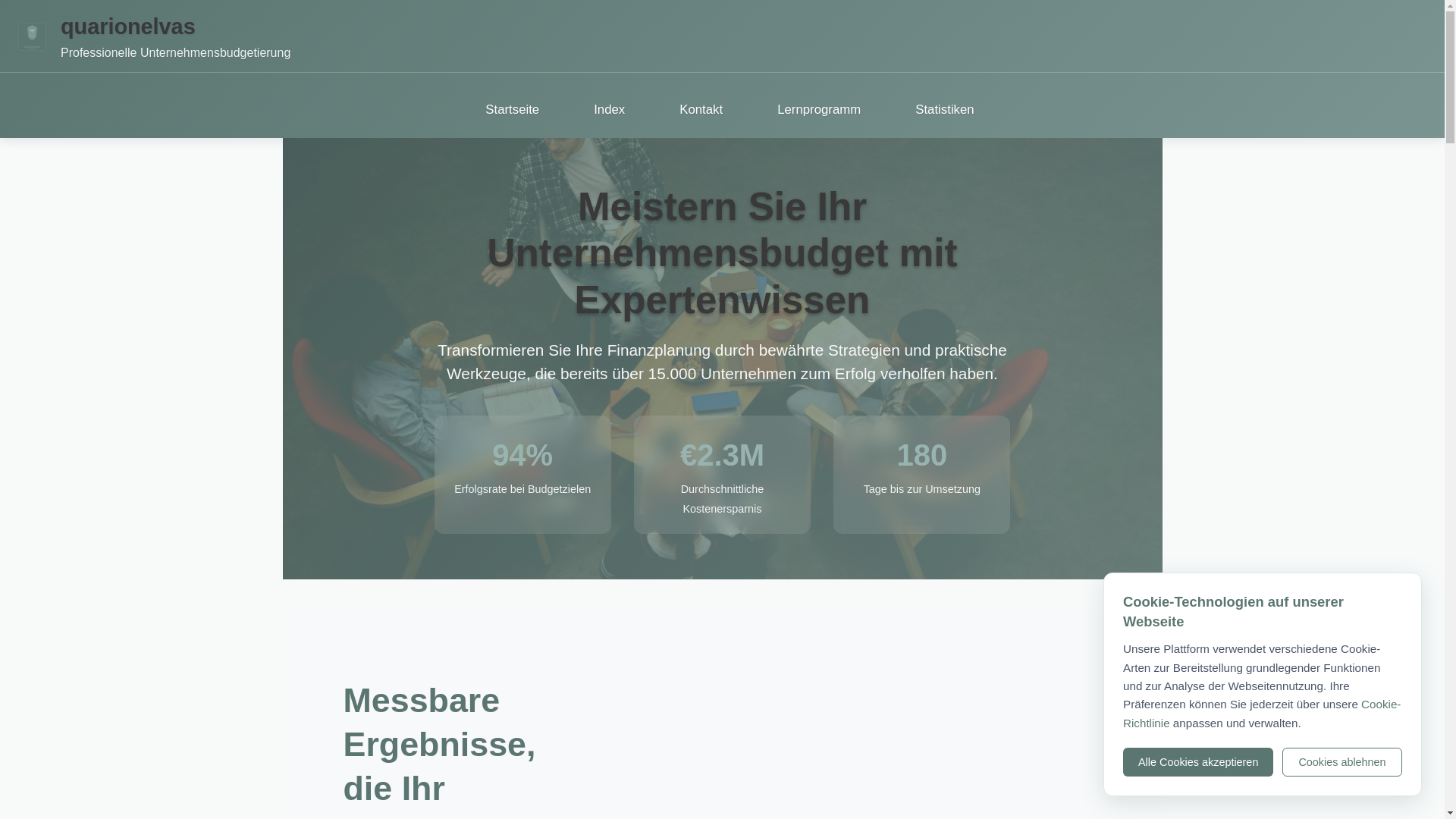 website screenshot of https://quarionelvas.com/