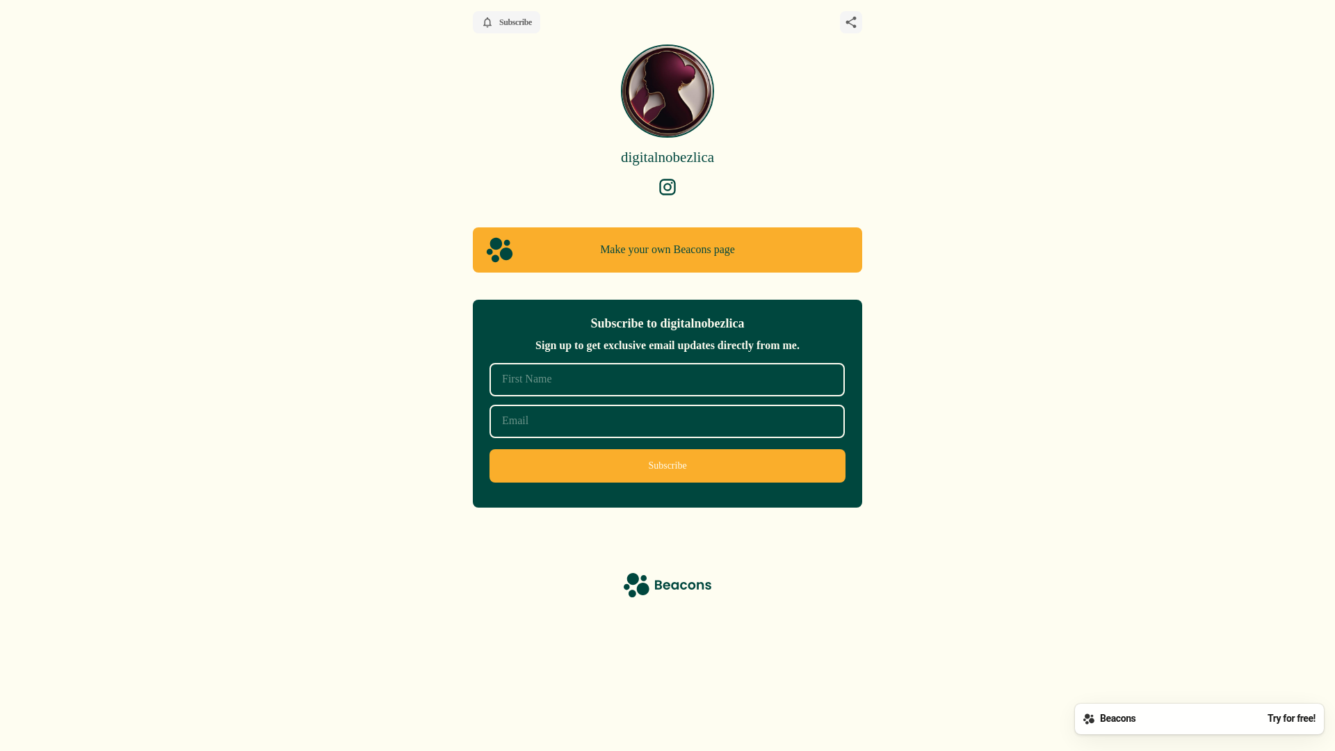 website screenshot of https://digitalnobezlica.com/