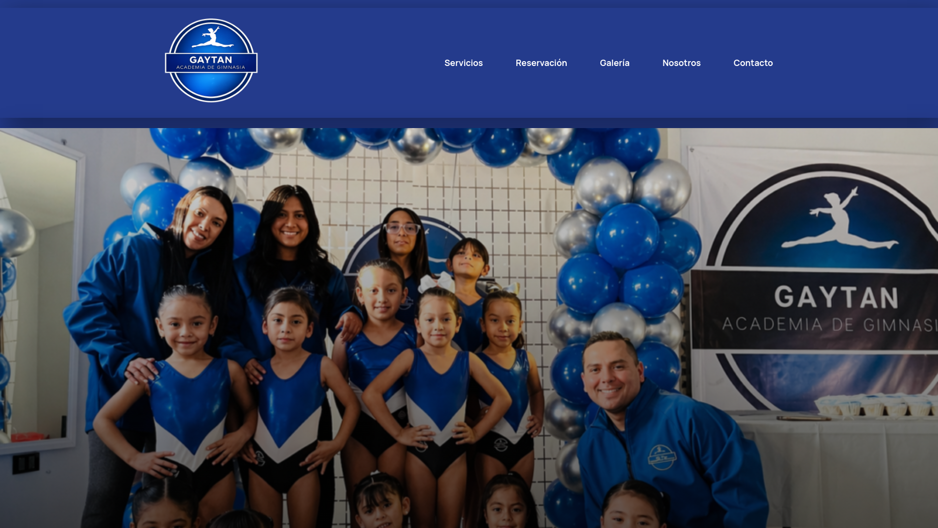 website screenshot of https://academiagaytan.com/