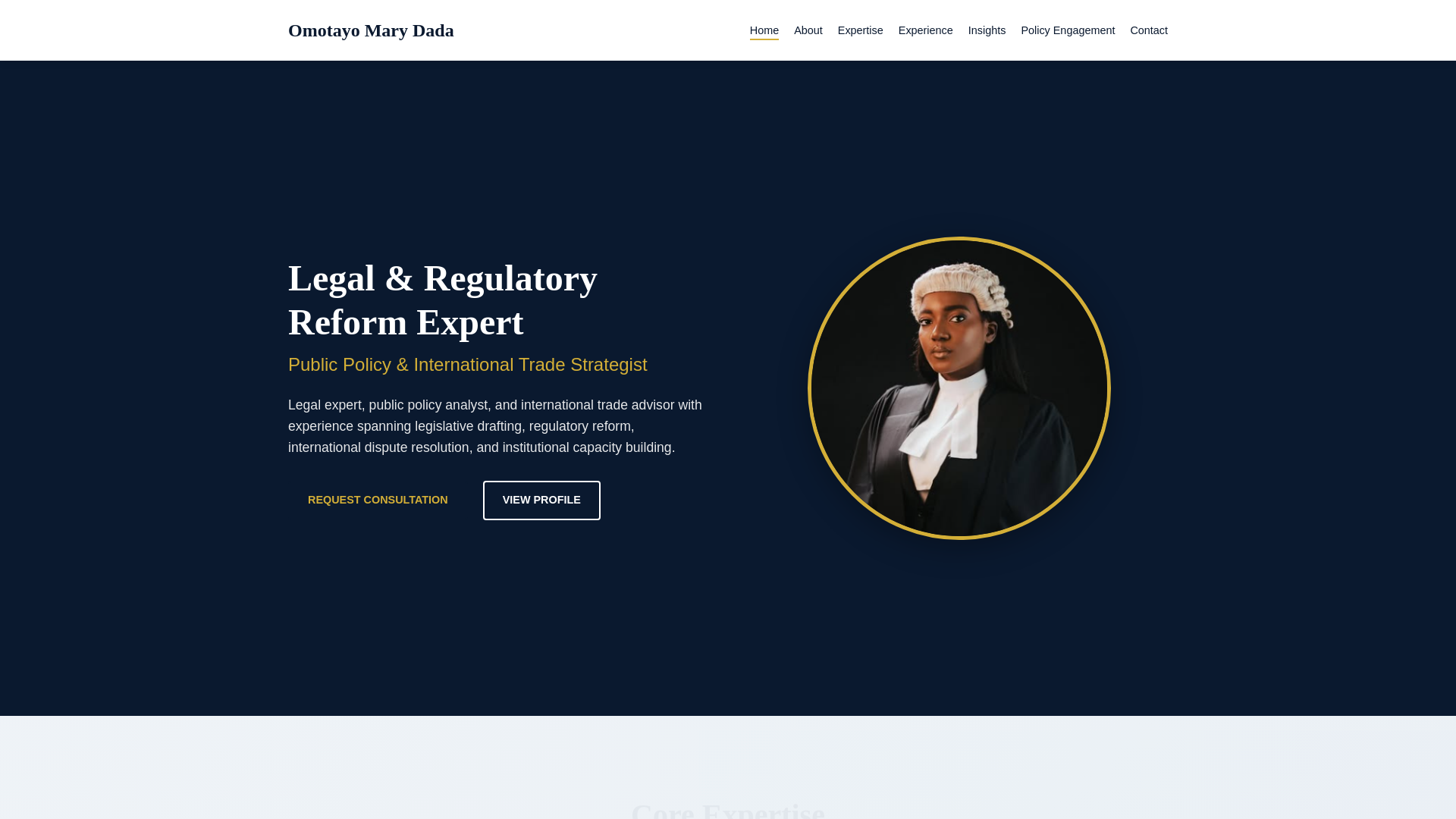 website screenshot of https://omotayoportfolio.pages.dev/