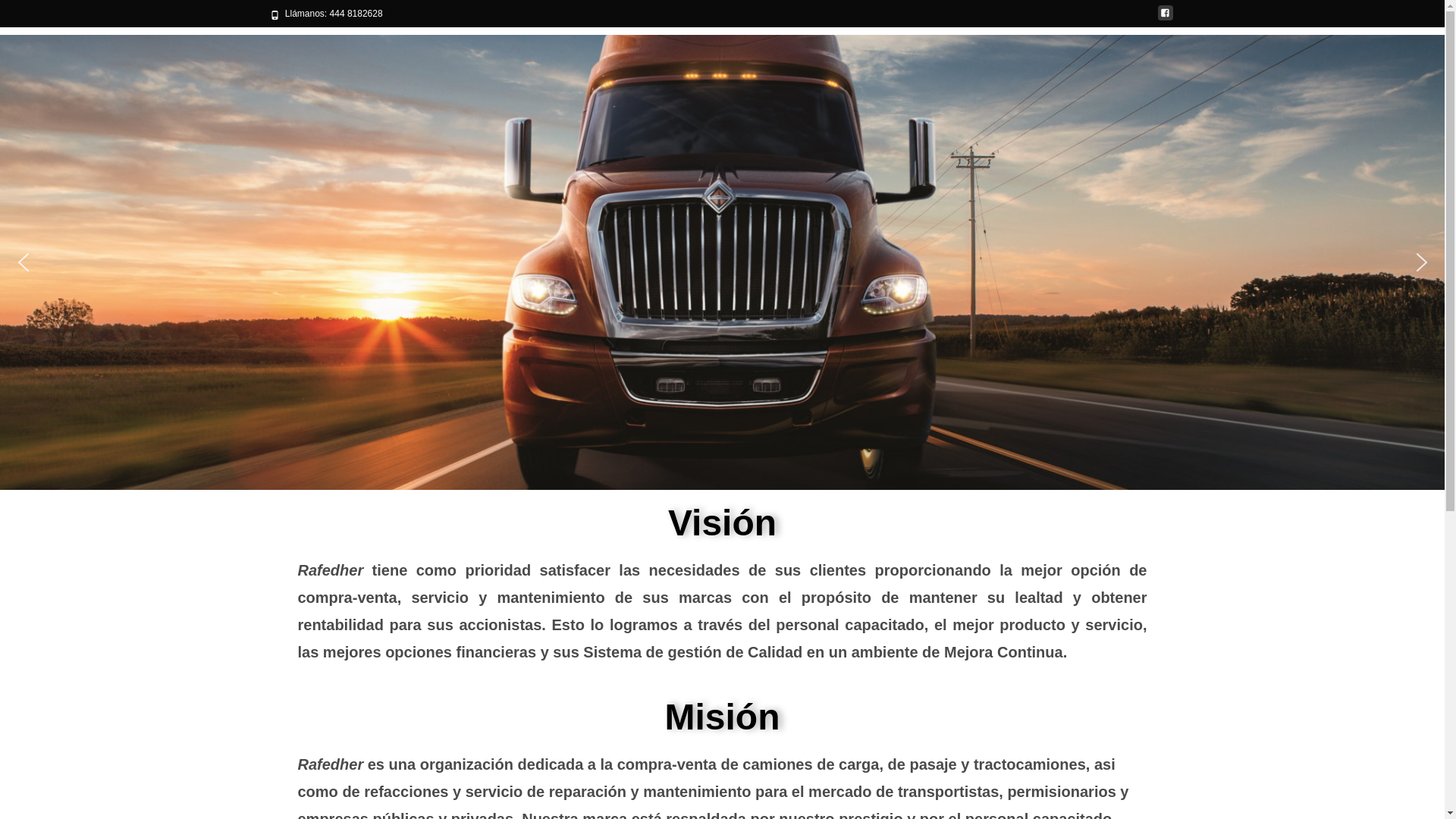 website screenshot of https://rafedher.com.mx/