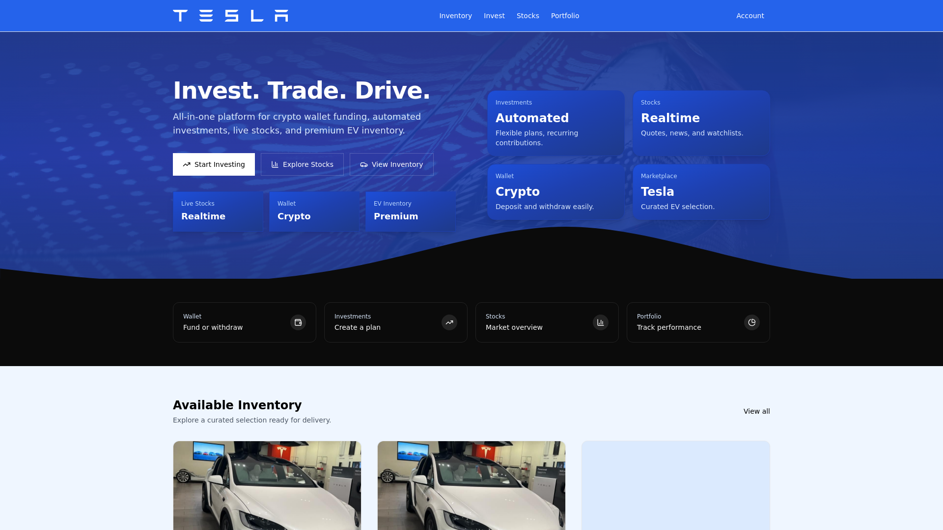 website screenshot of https://tesl2.codersbest.xyz