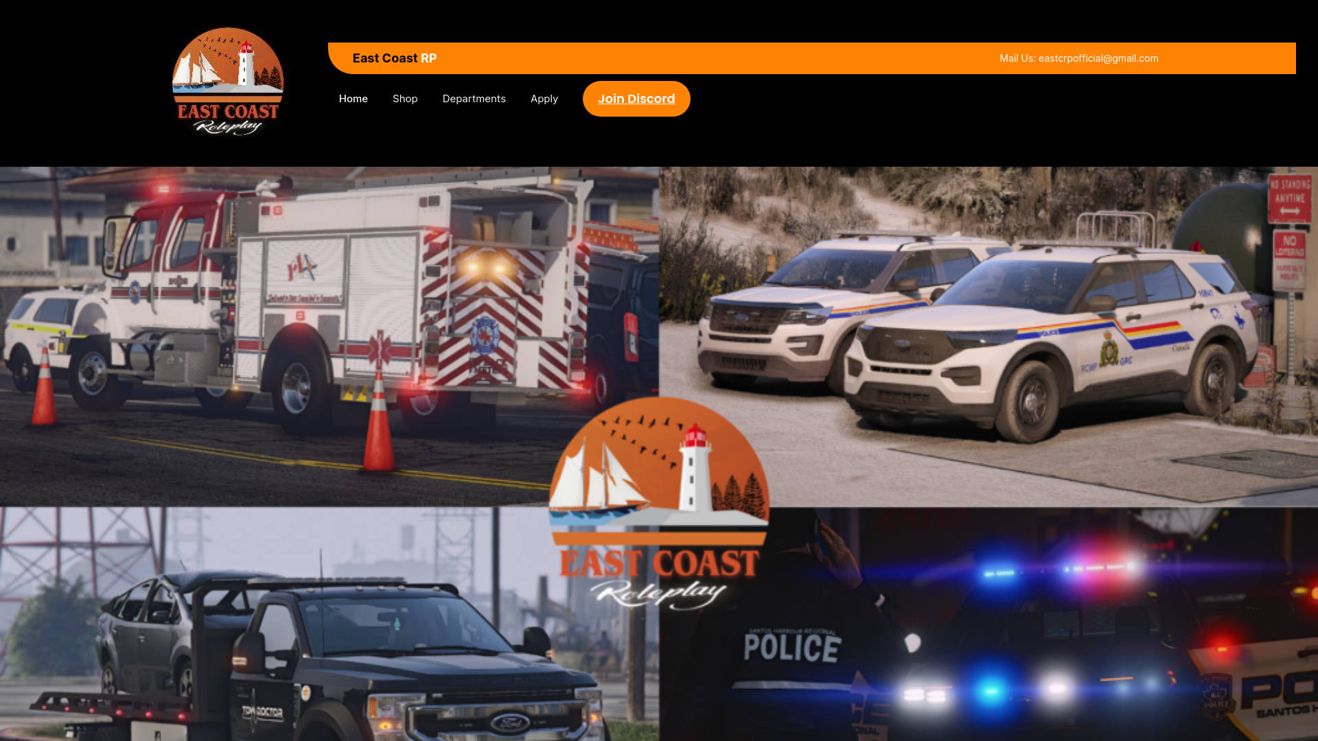 website screenshot of https://eastcostroleplay.ca