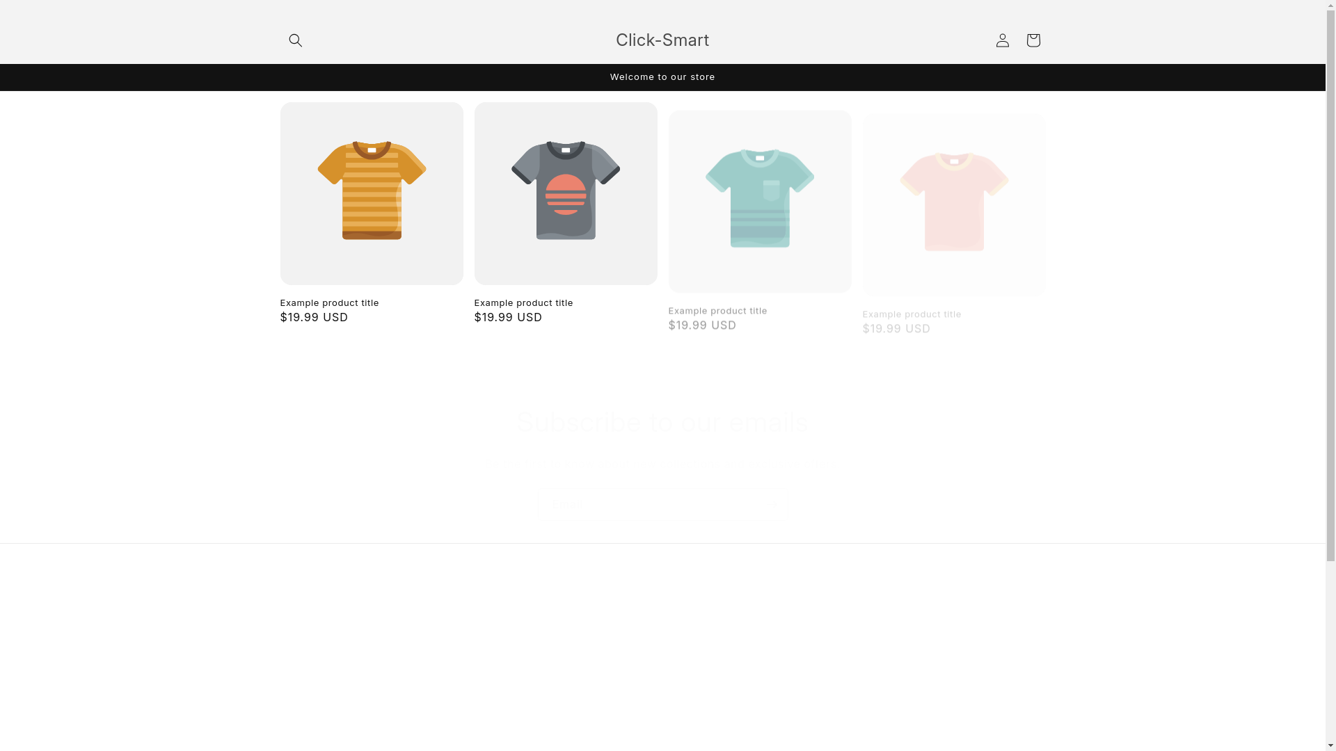 website screenshot of https://click-smart.shop/
