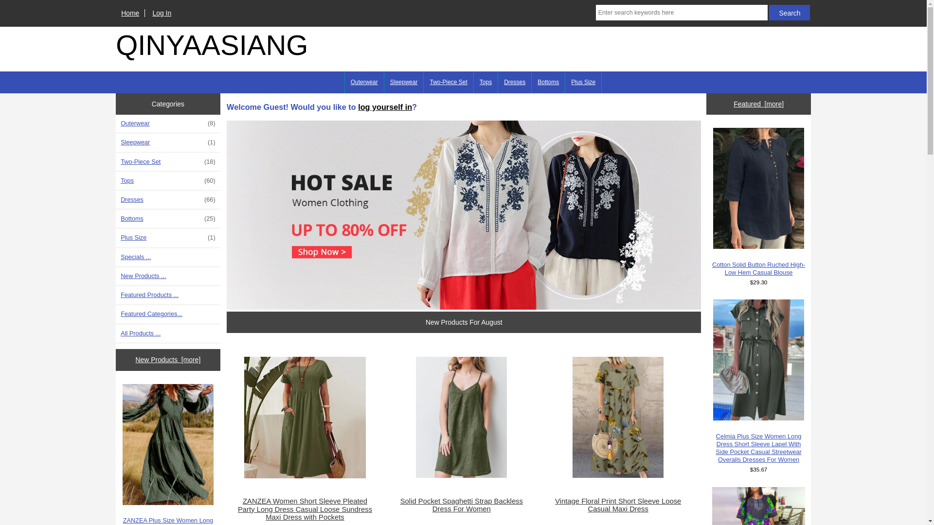 website screenshot of https://qinyaasiang.asia/