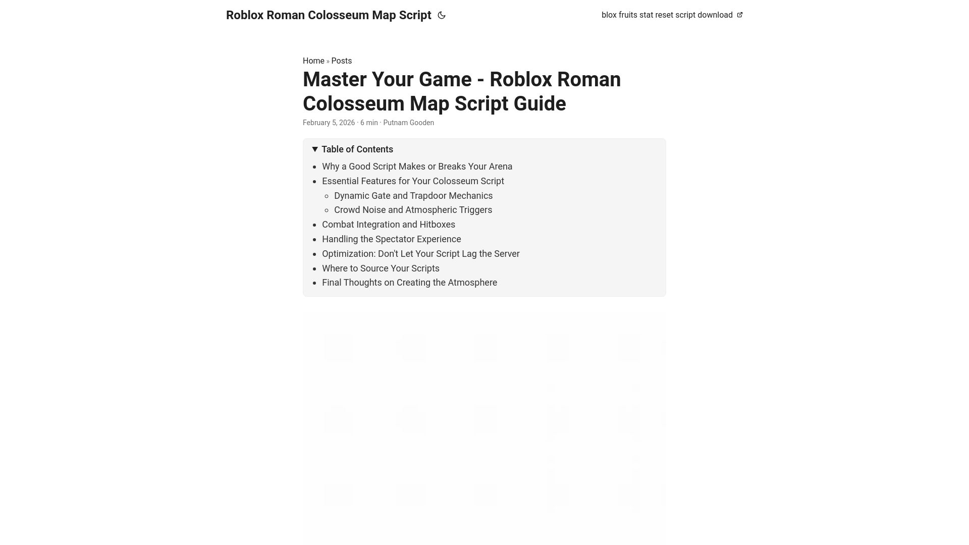 website screenshot of https://robloxromancolosseummapscript.pages.dev/