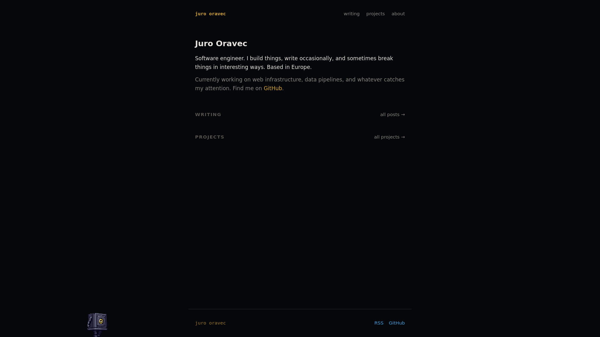 website screenshot of https://jurooravec-site.pages.dev/