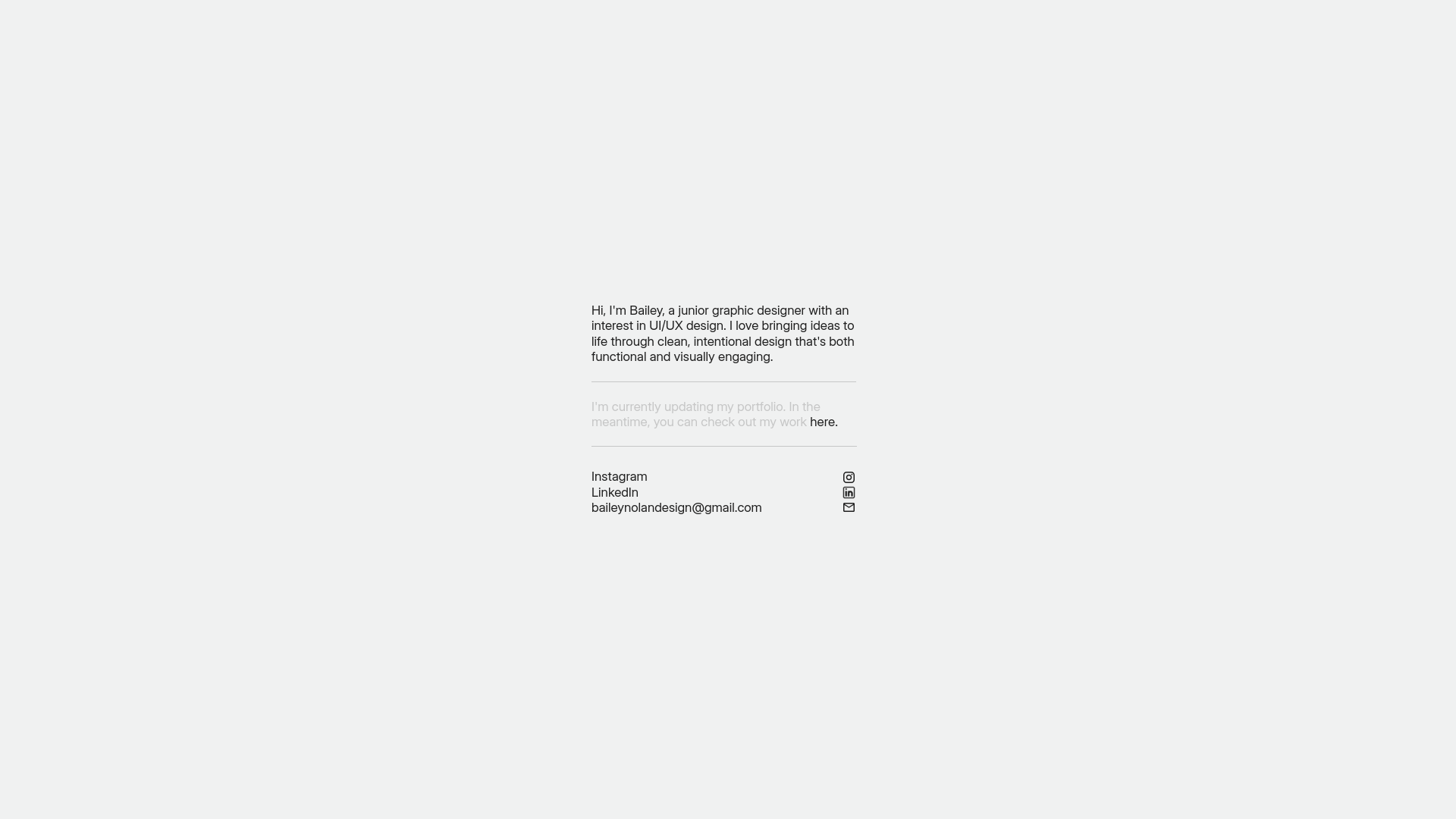website screenshot of https://baileynolandesigns.com/