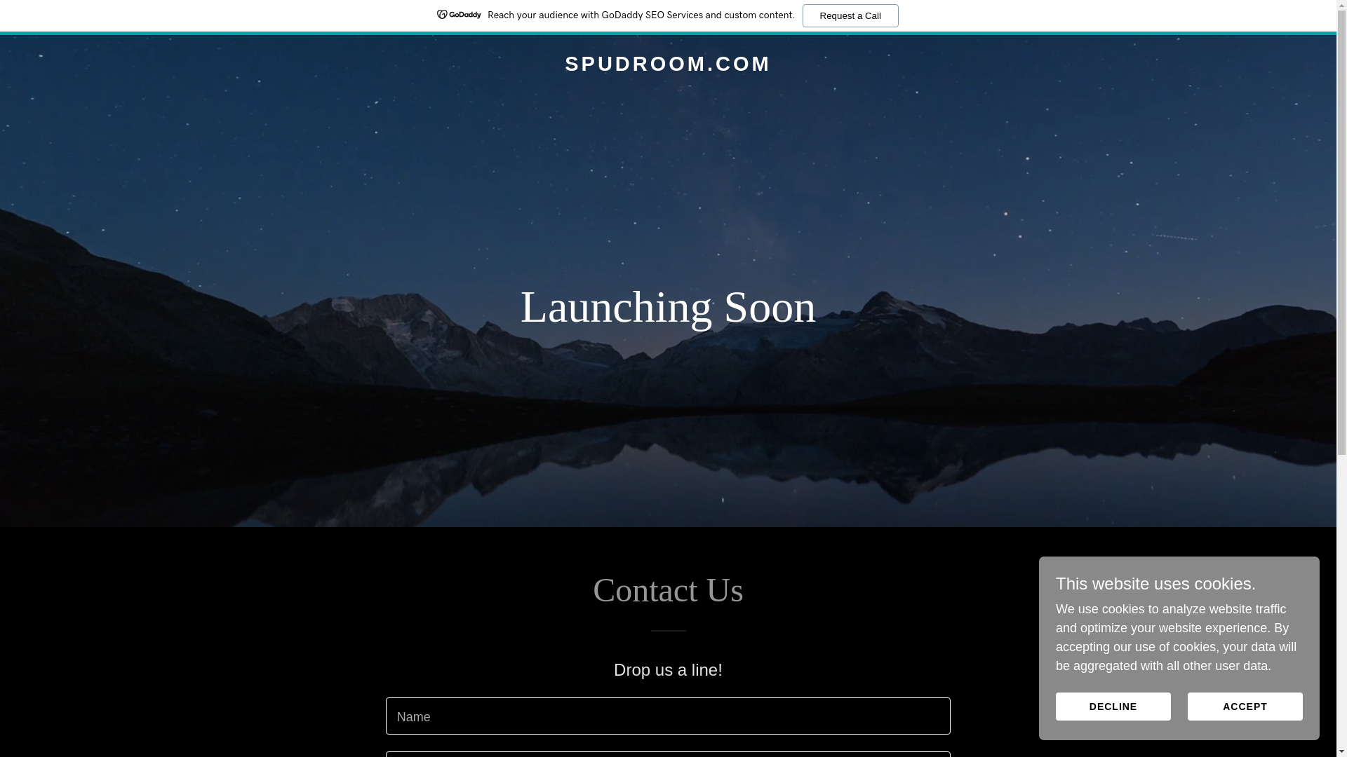 website screenshot of https://spudroom.com/