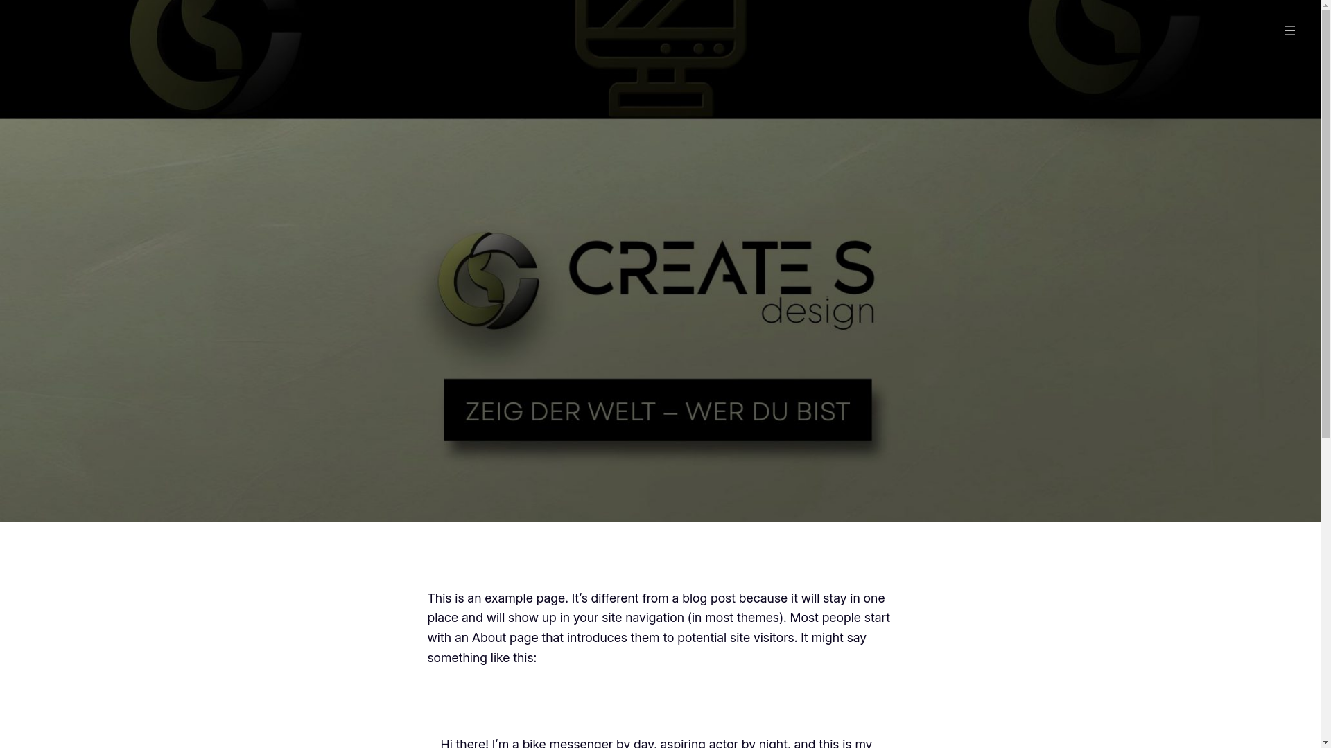 website screenshot of https://create-s.de/