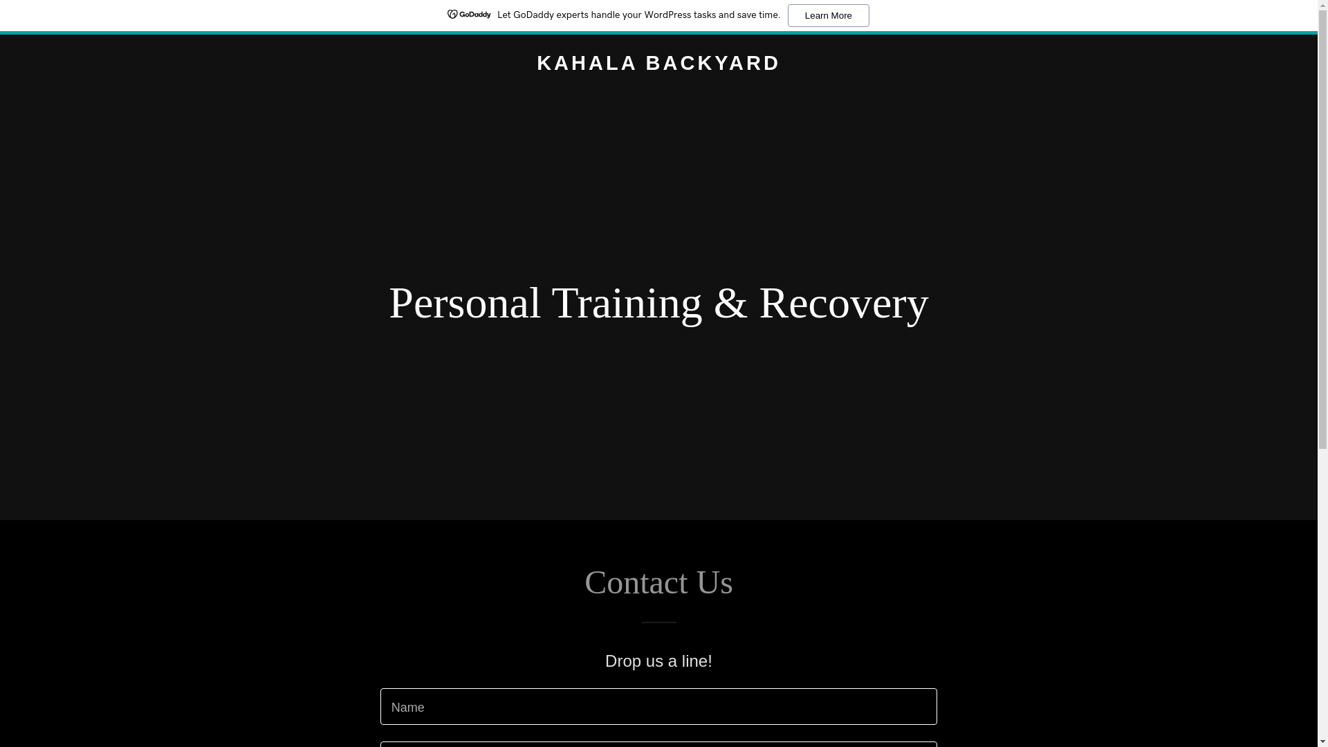 website screenshot of https://kahalabackyard.com/